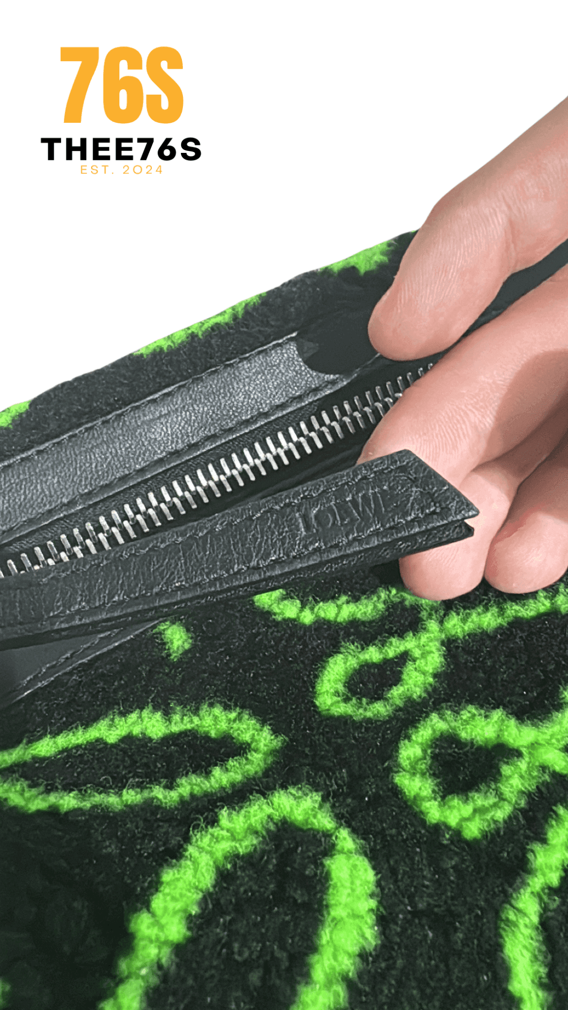 Logo print fleece shorts "Green" - Thee76s