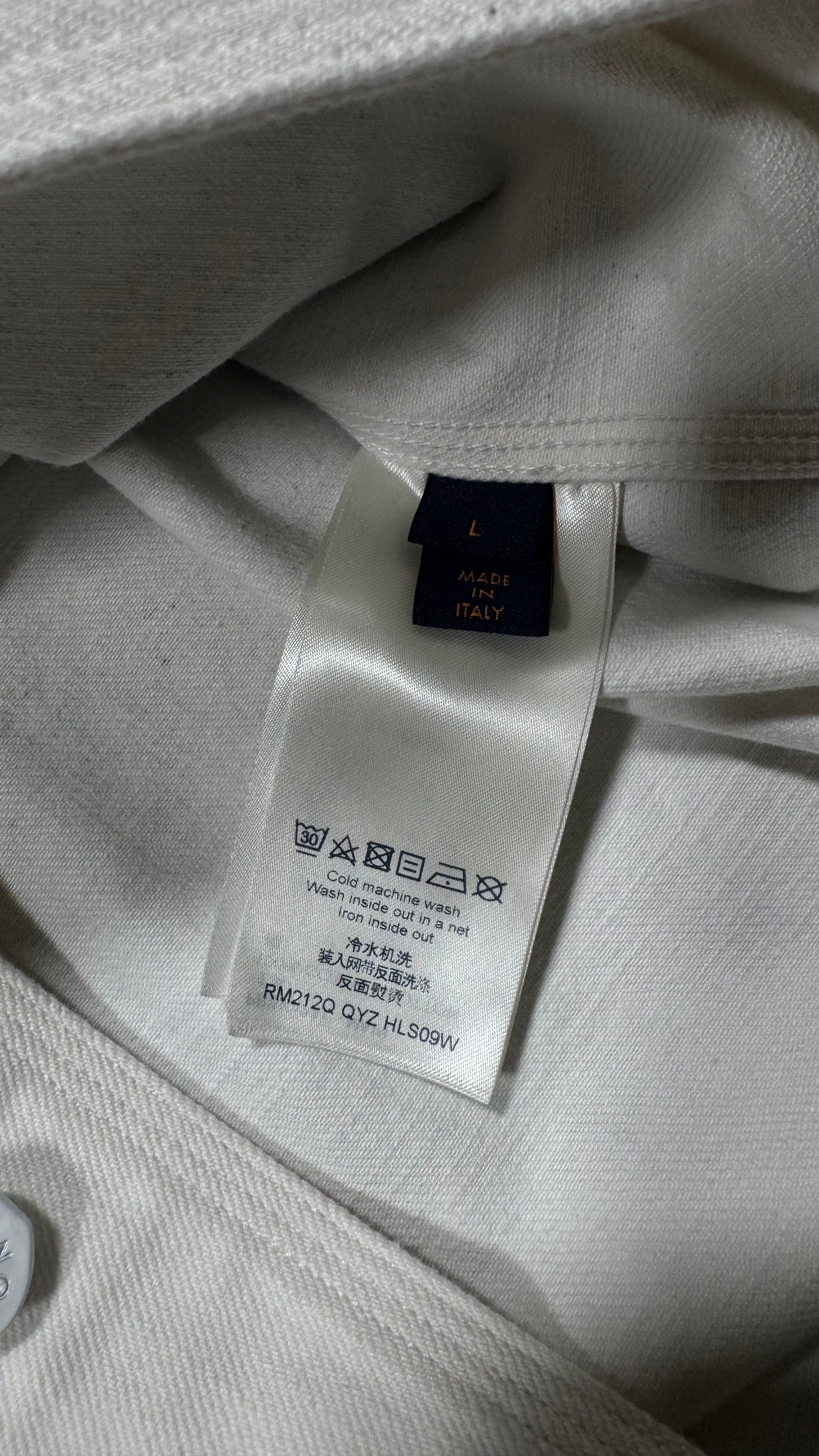 Gradient denim jacket