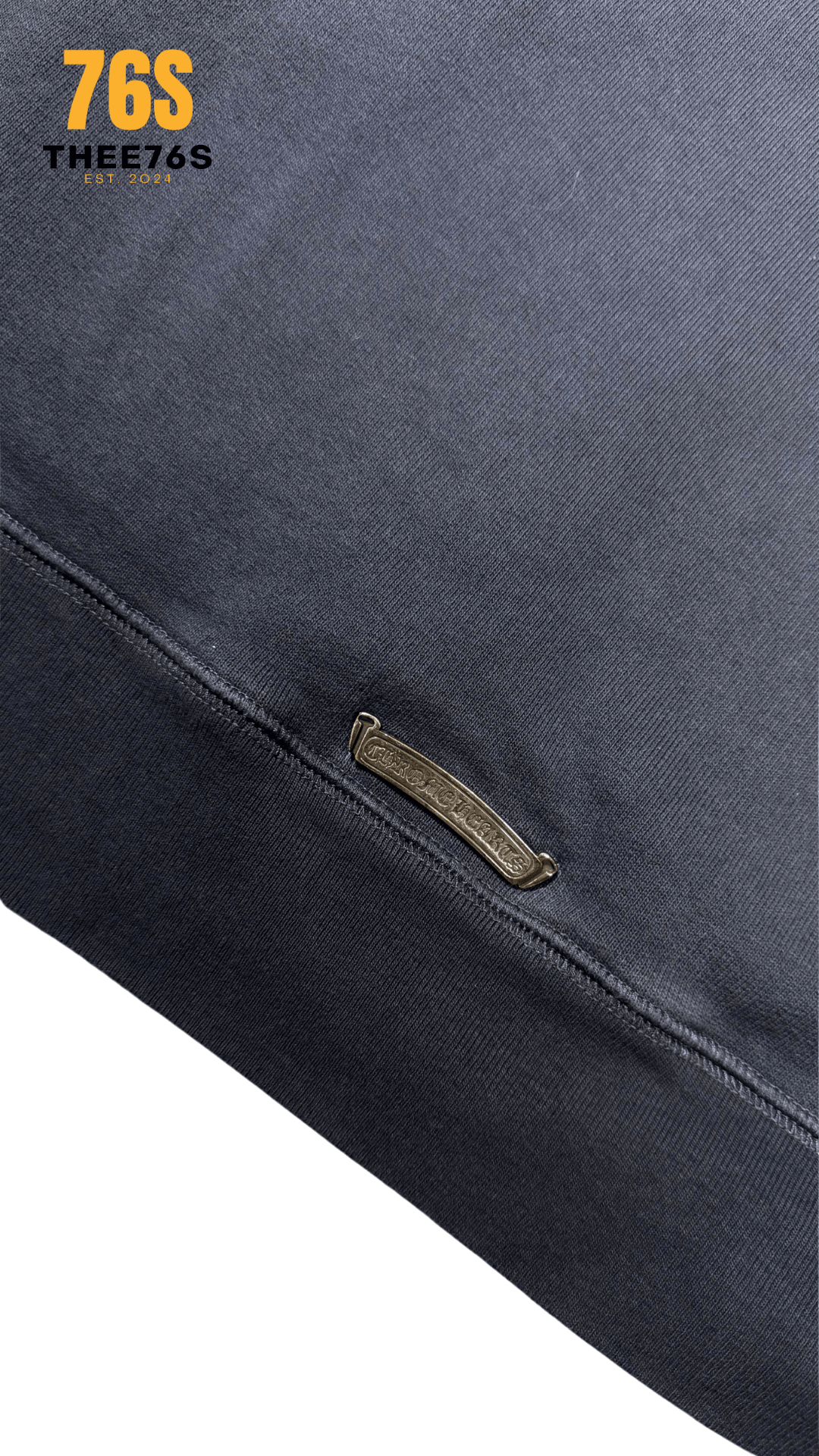 Triple Cross Patch Paper Jam Hoodie “Black & Red“