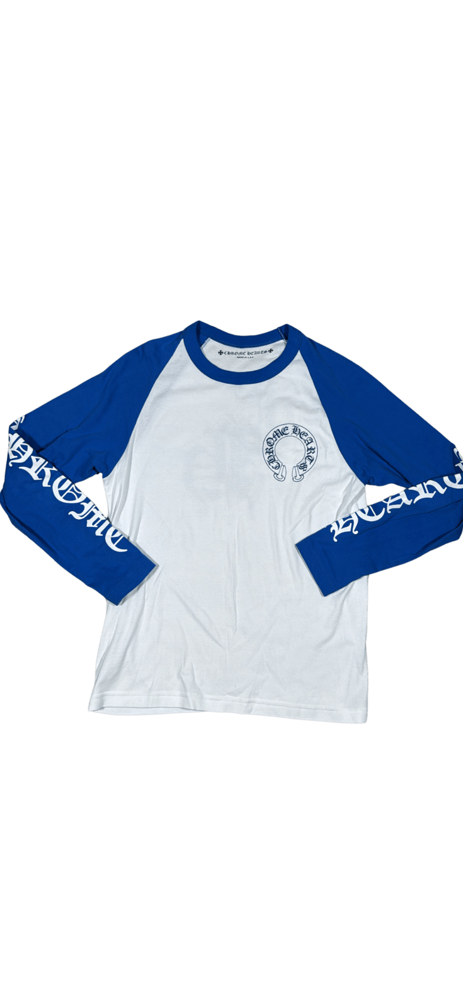 Horse Shoe Baseball Long Sleeve "Blue"