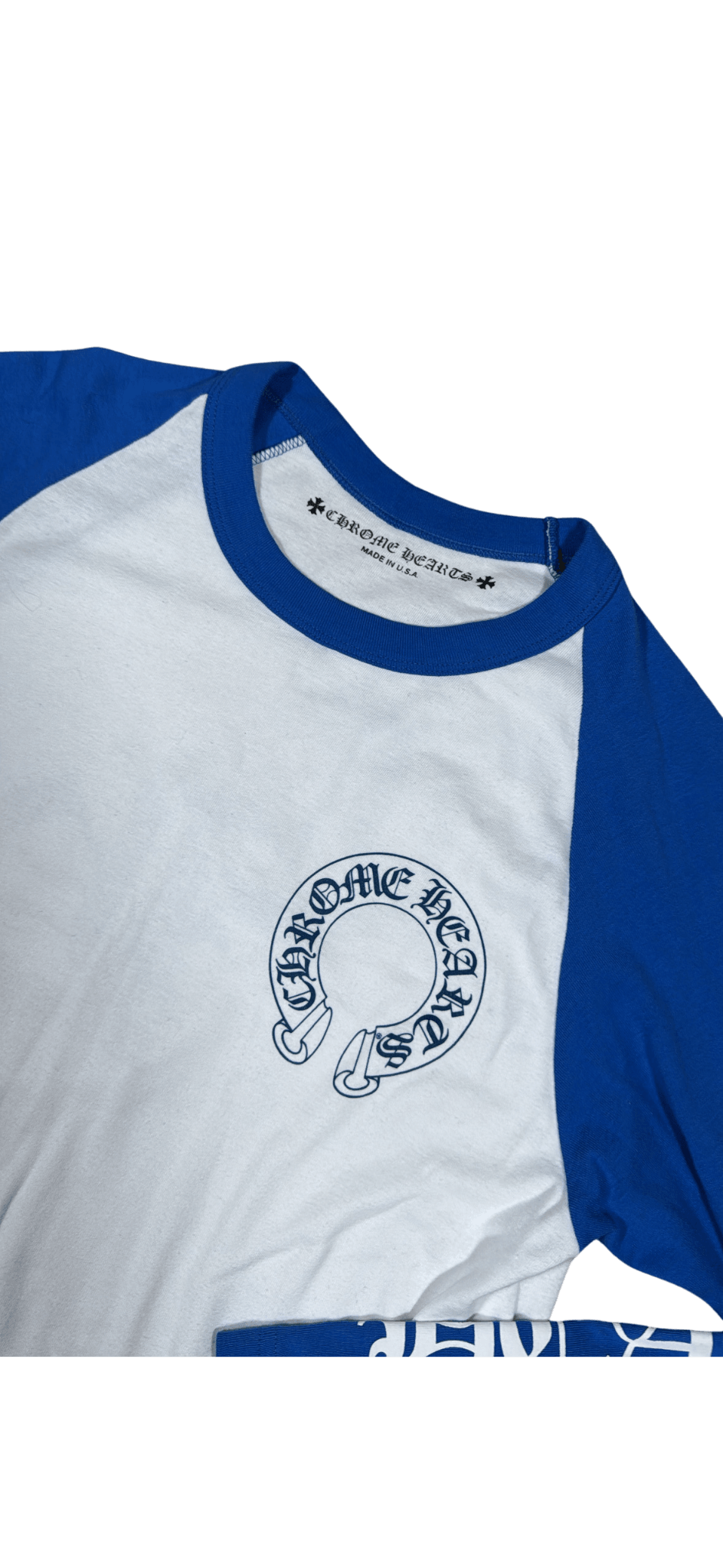 Horse Shoe Baseball Long Sleeve "Blue"