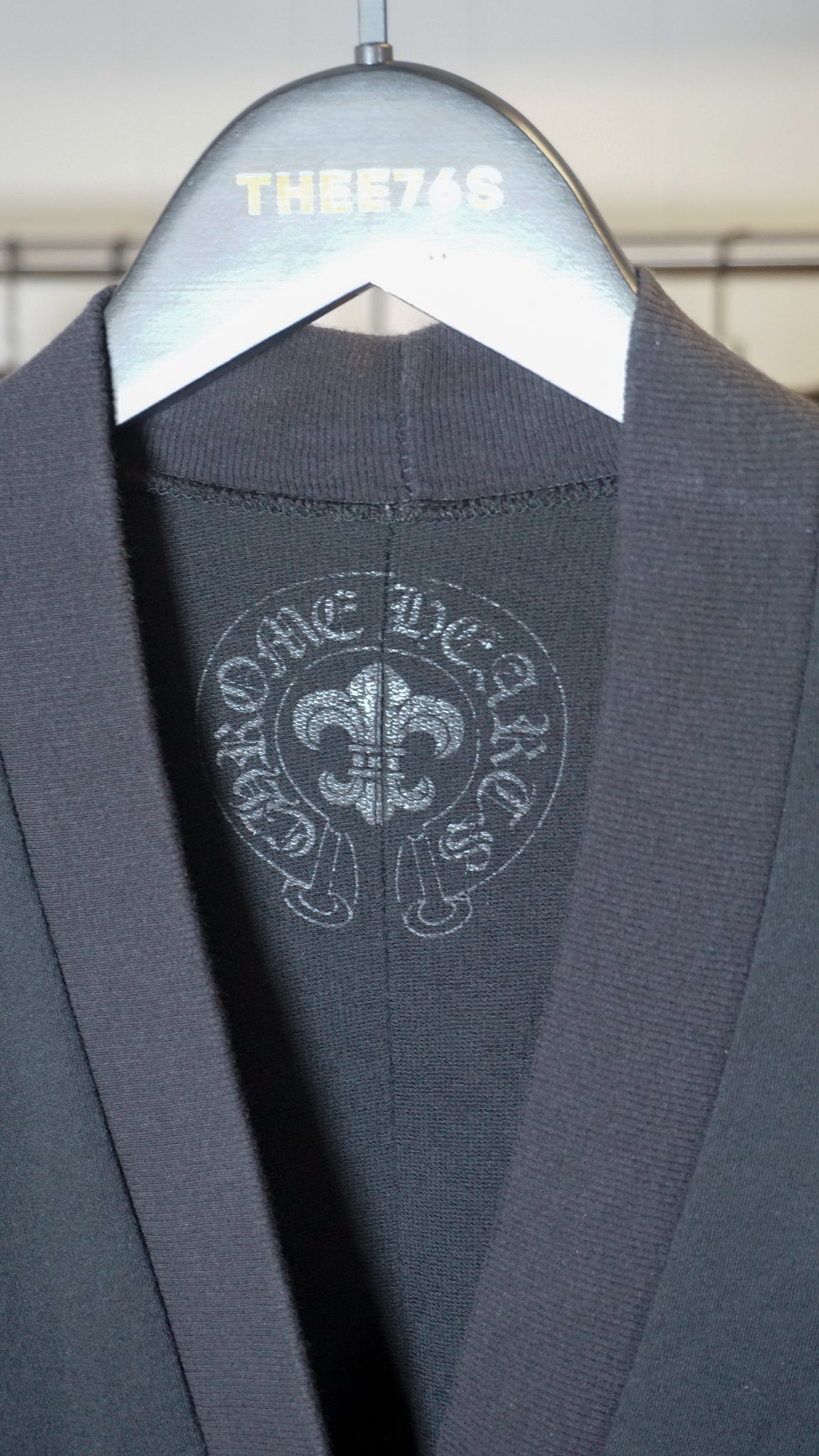 Patched Cardigan "Black"