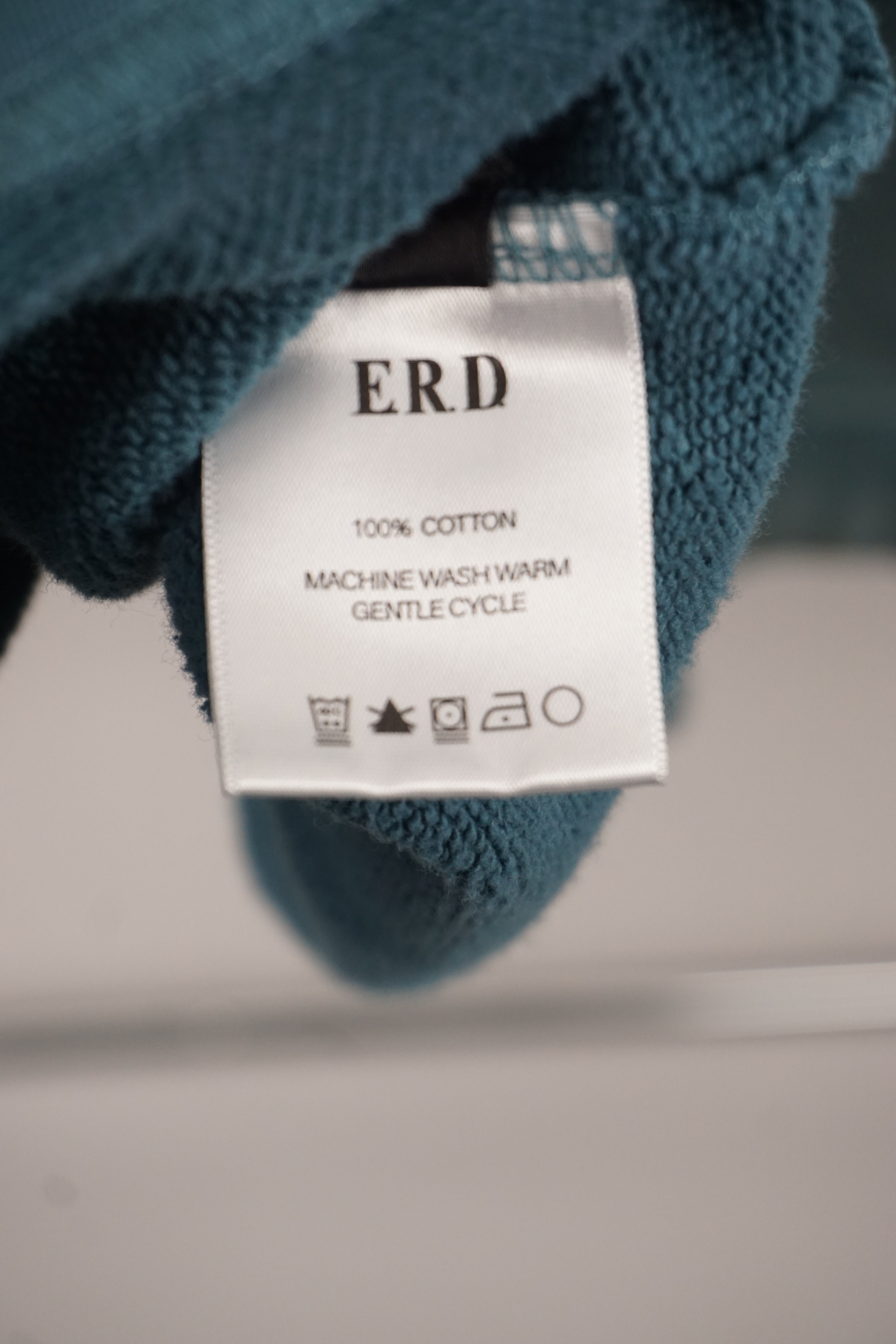 Sun faded aqua Classic Logo Hoodie “Blue“