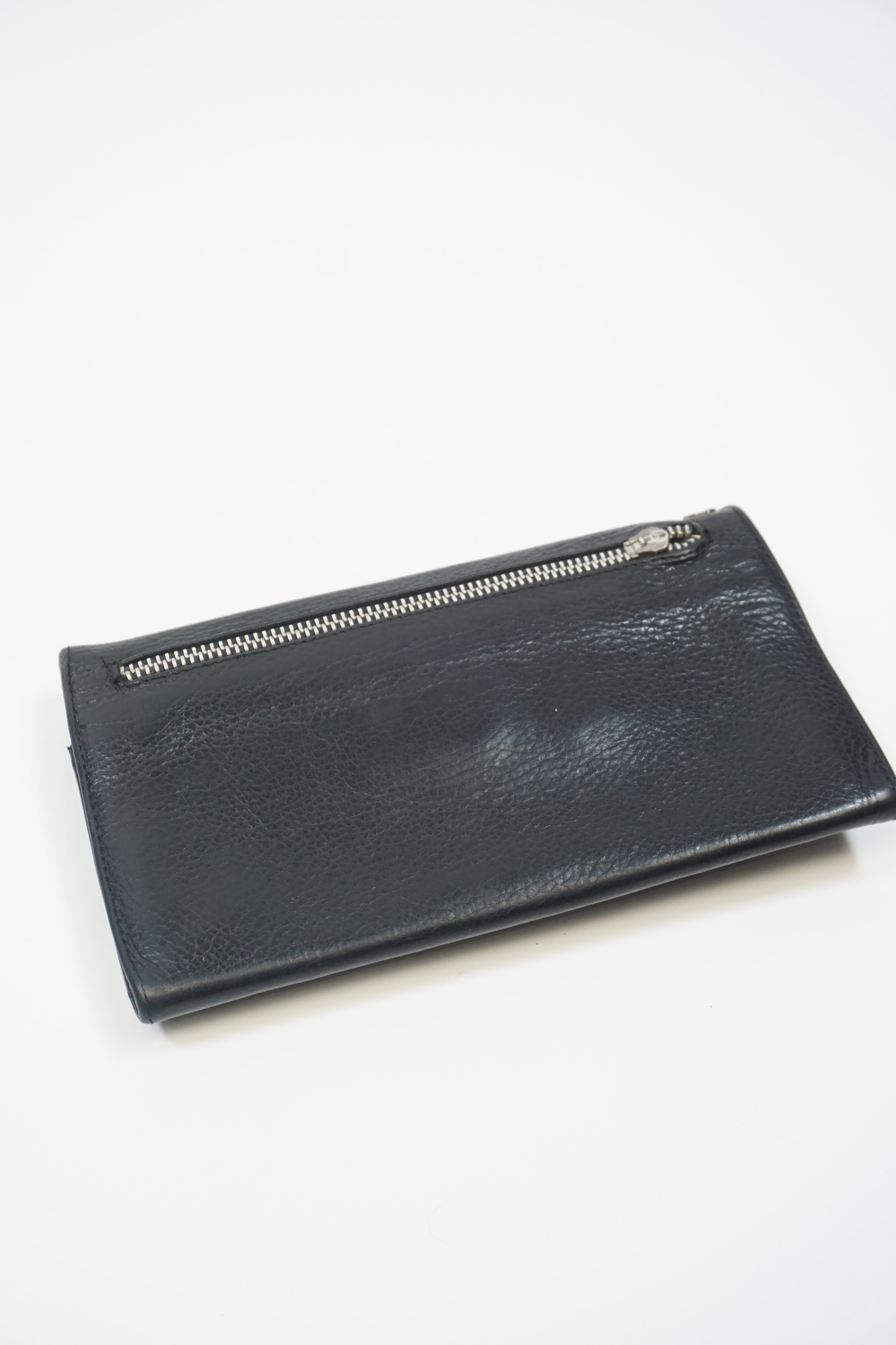 Long Leather bifold wallet