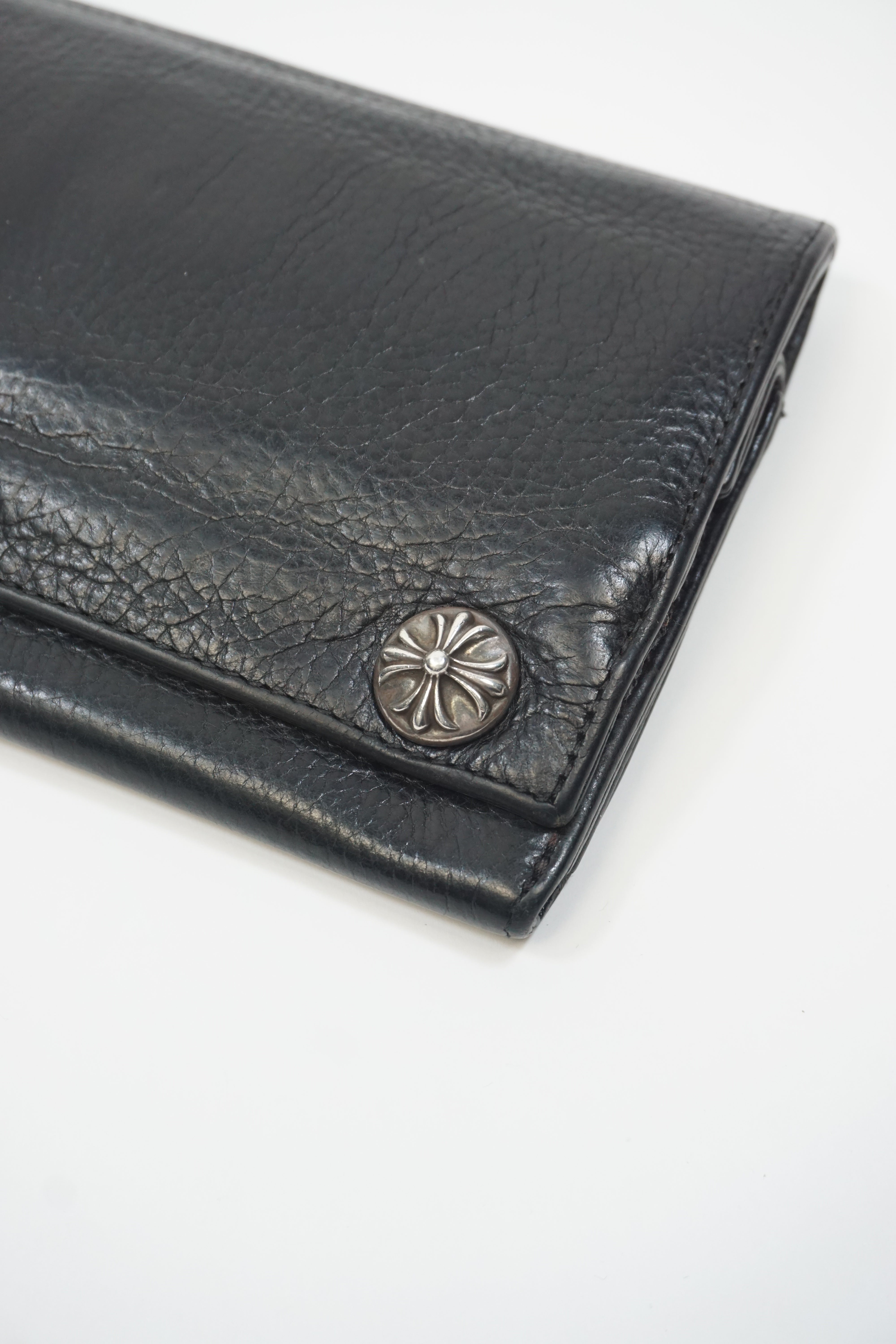 Long Leather bifold wallet