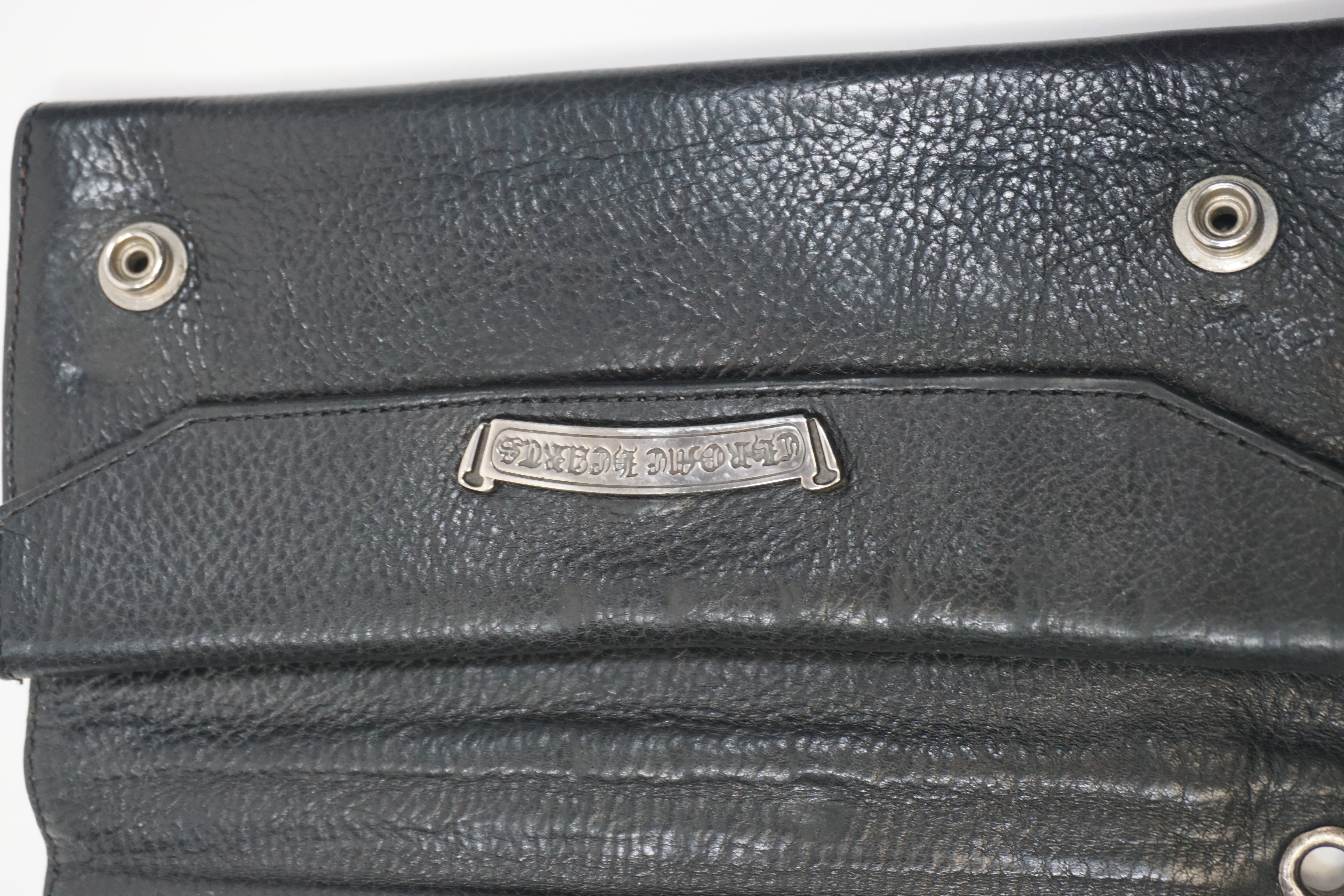 Long Leather bifold wallet