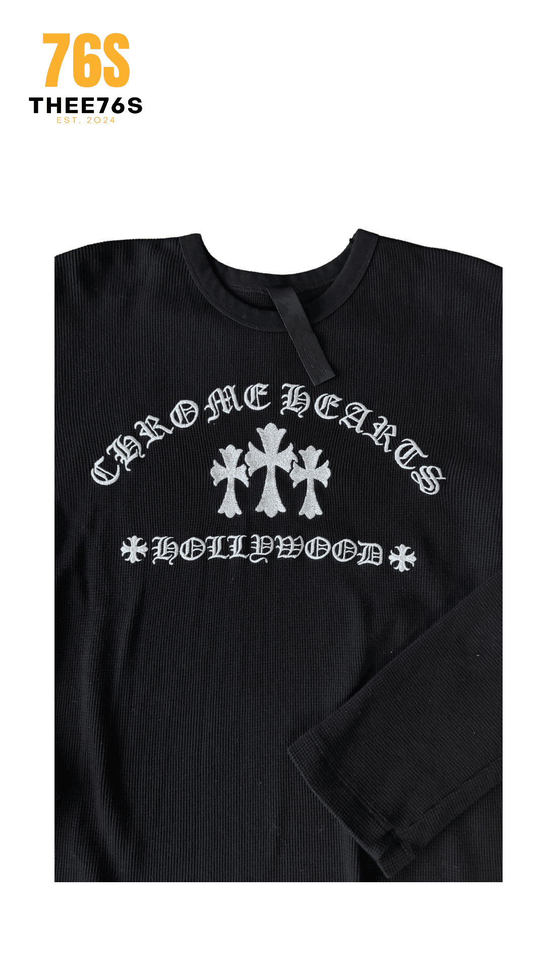 Waffe Triple Cross Long Sleeve "Black"