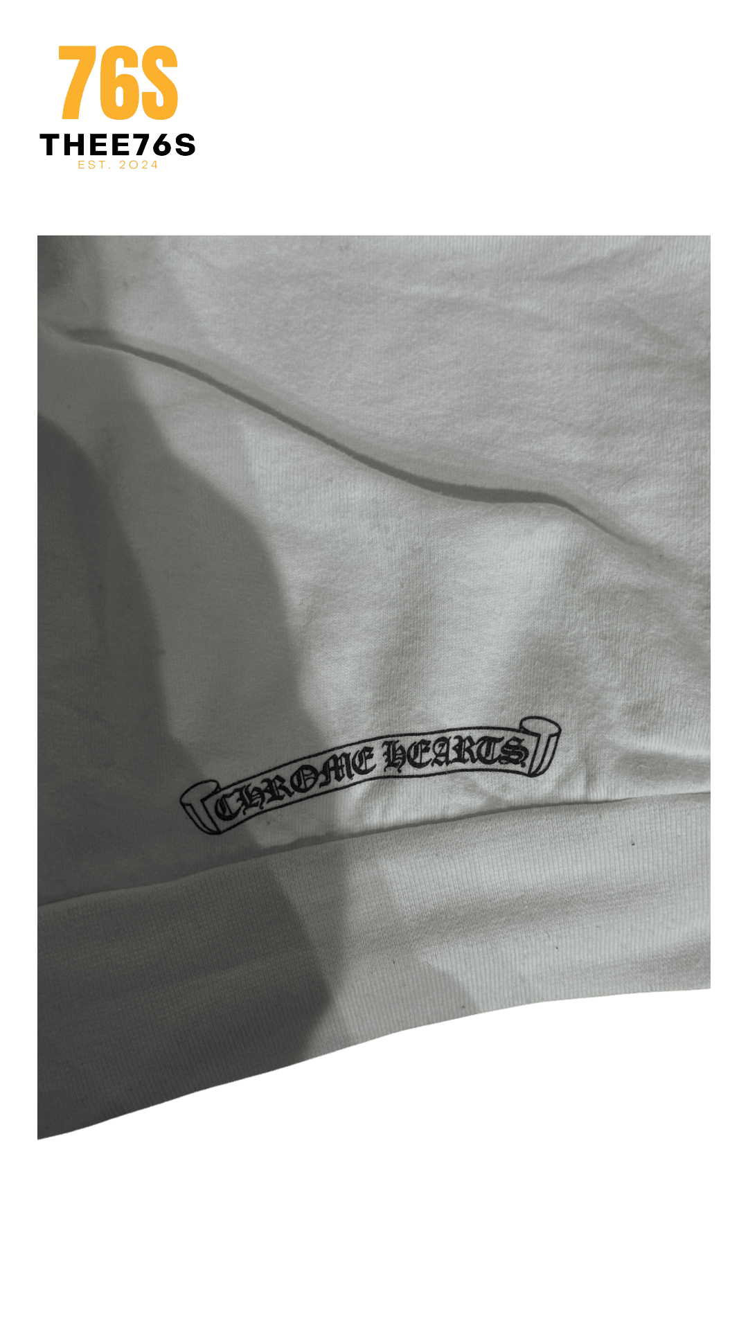 Yellow cross hoodie "White"