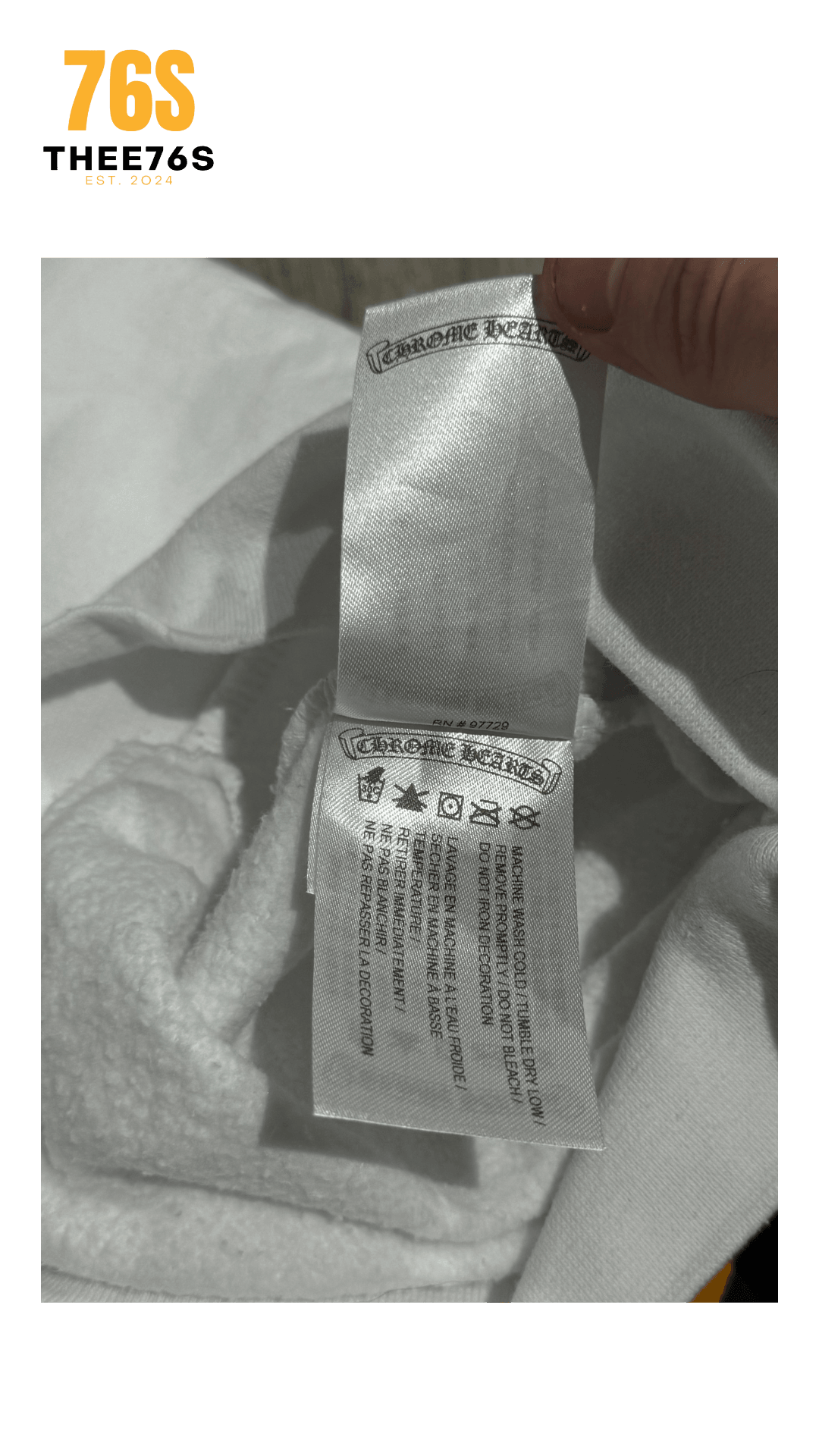 Yellow cross hoodie "White"