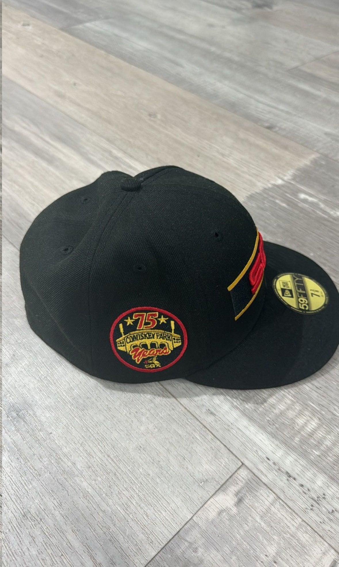 Chicago White Sox 75th Anniversary Hat "Black" - Thee76s