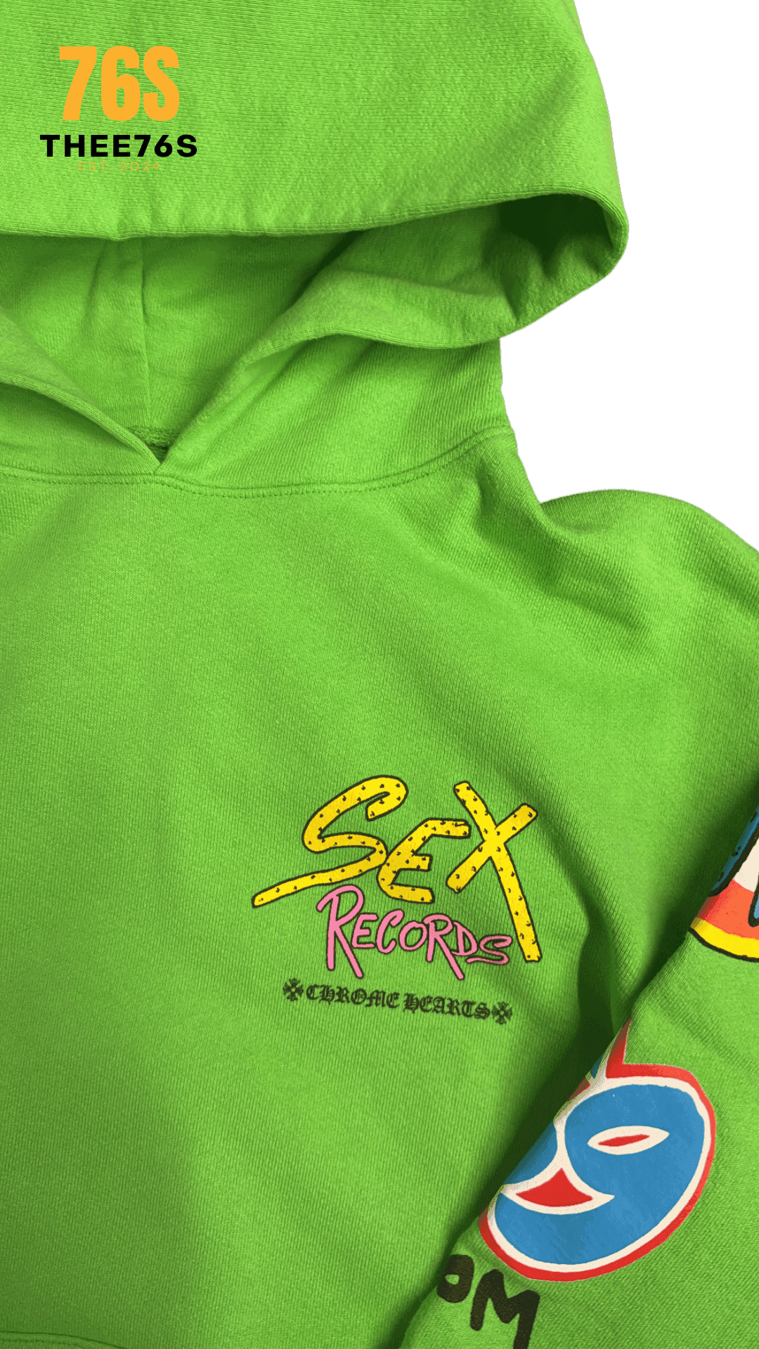 Sex Records Hoodie "Green" - Thee76s