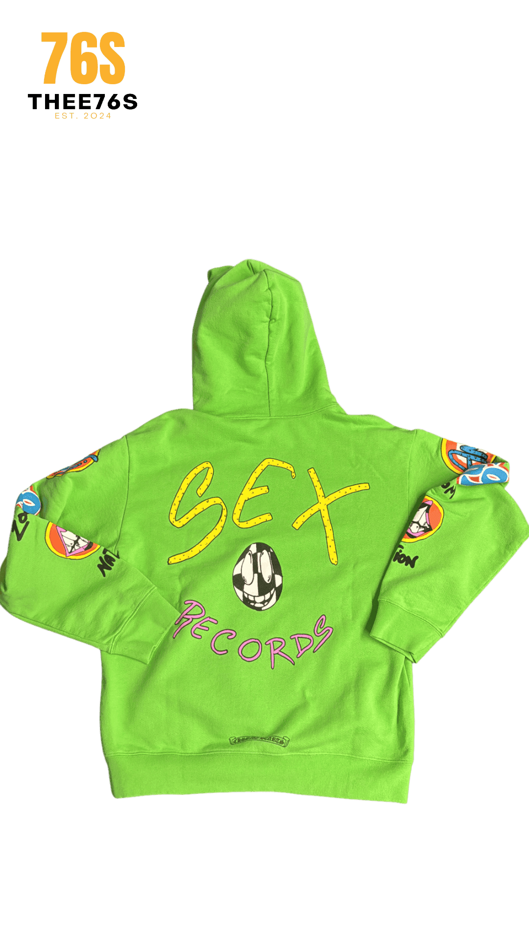 Sex Records Hoodie "Green" - Thee76s