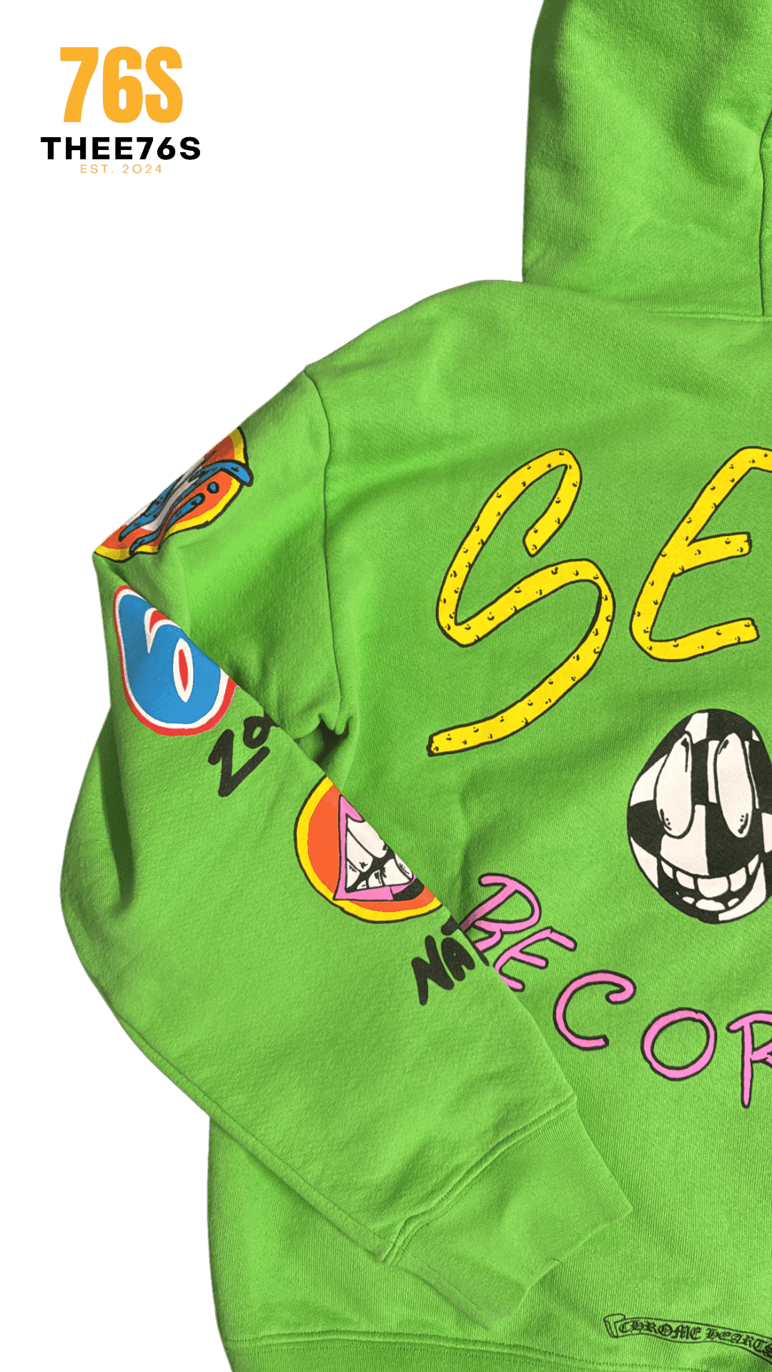 Sex Records Hoodie "Green" - Thee76s