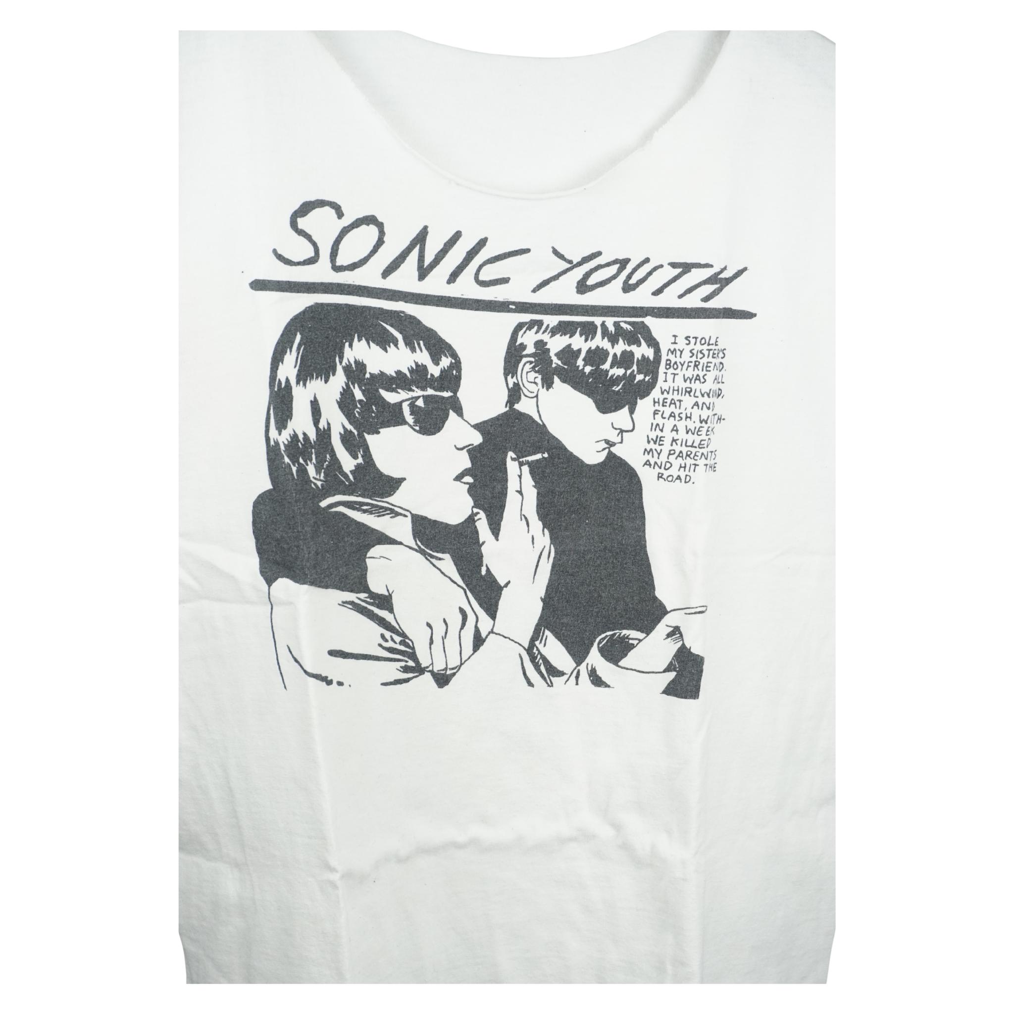 Sonic Youth tee "White"