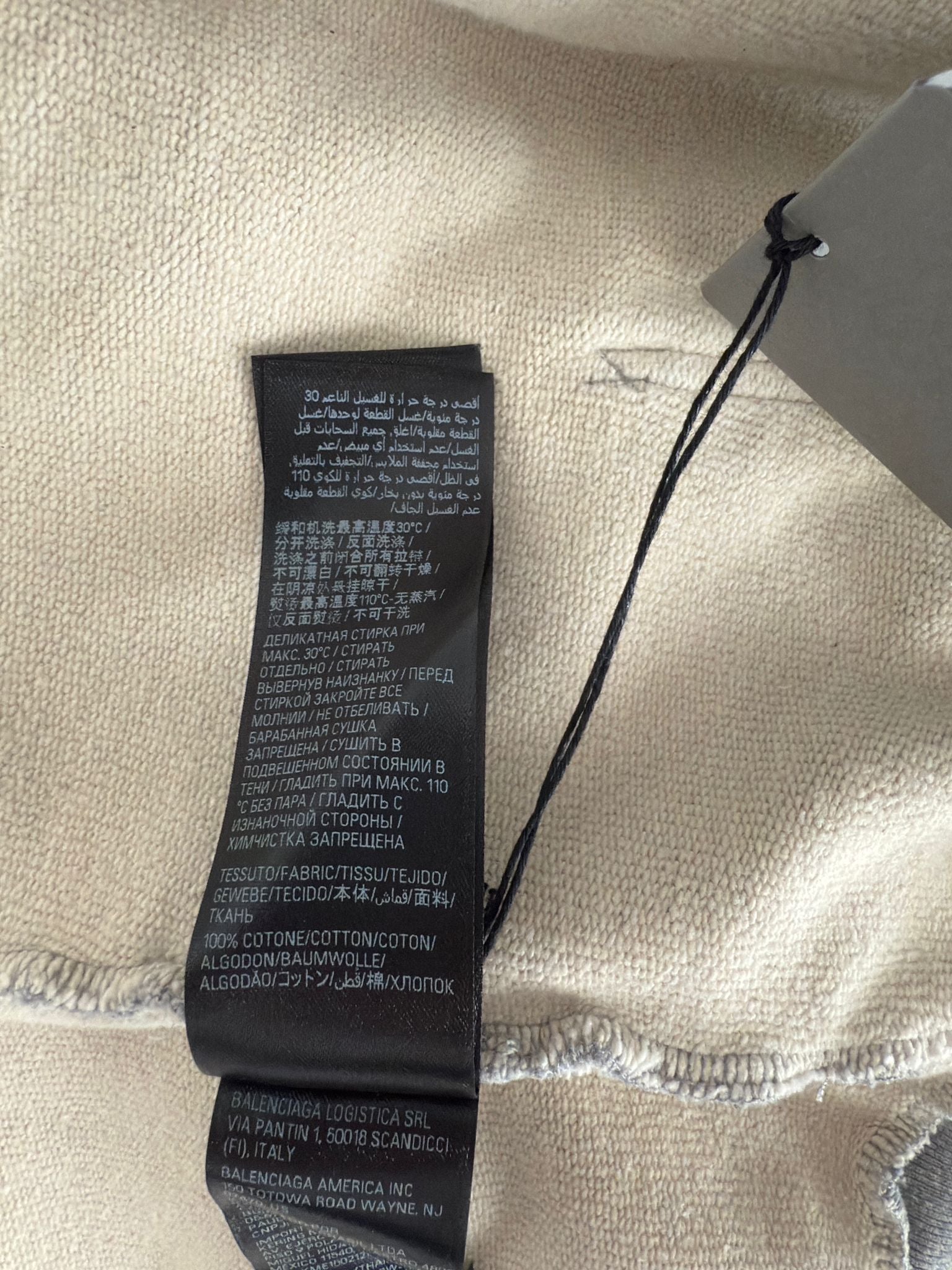 Balenciaga Tattoo Zip-Up Hoodie