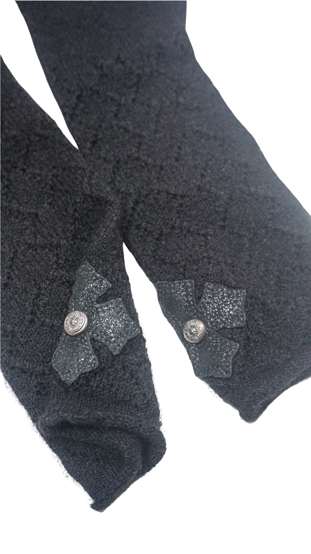 Cross Patch .925 Silver Lace Long Gloves