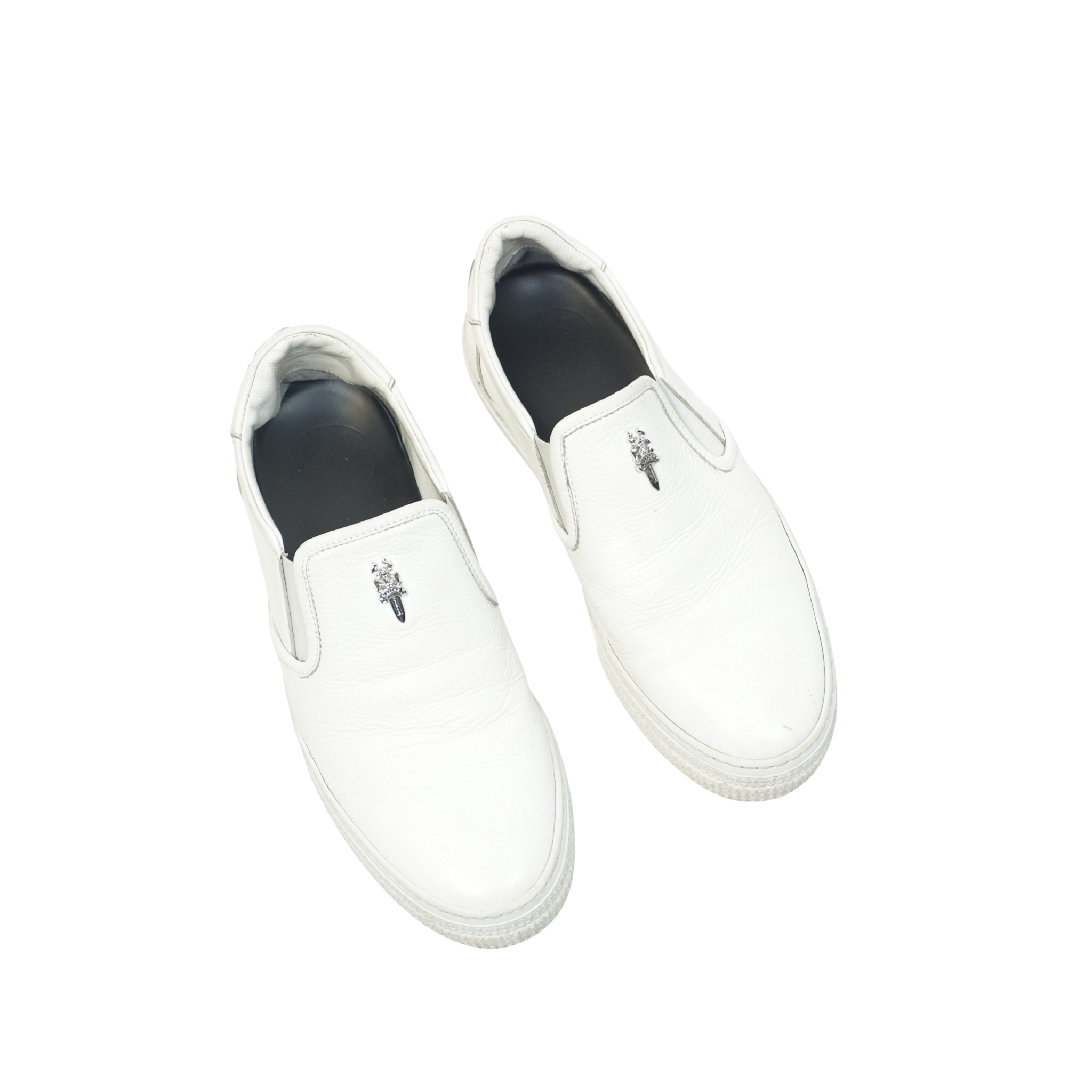 Leather Patch Dagger Slip on