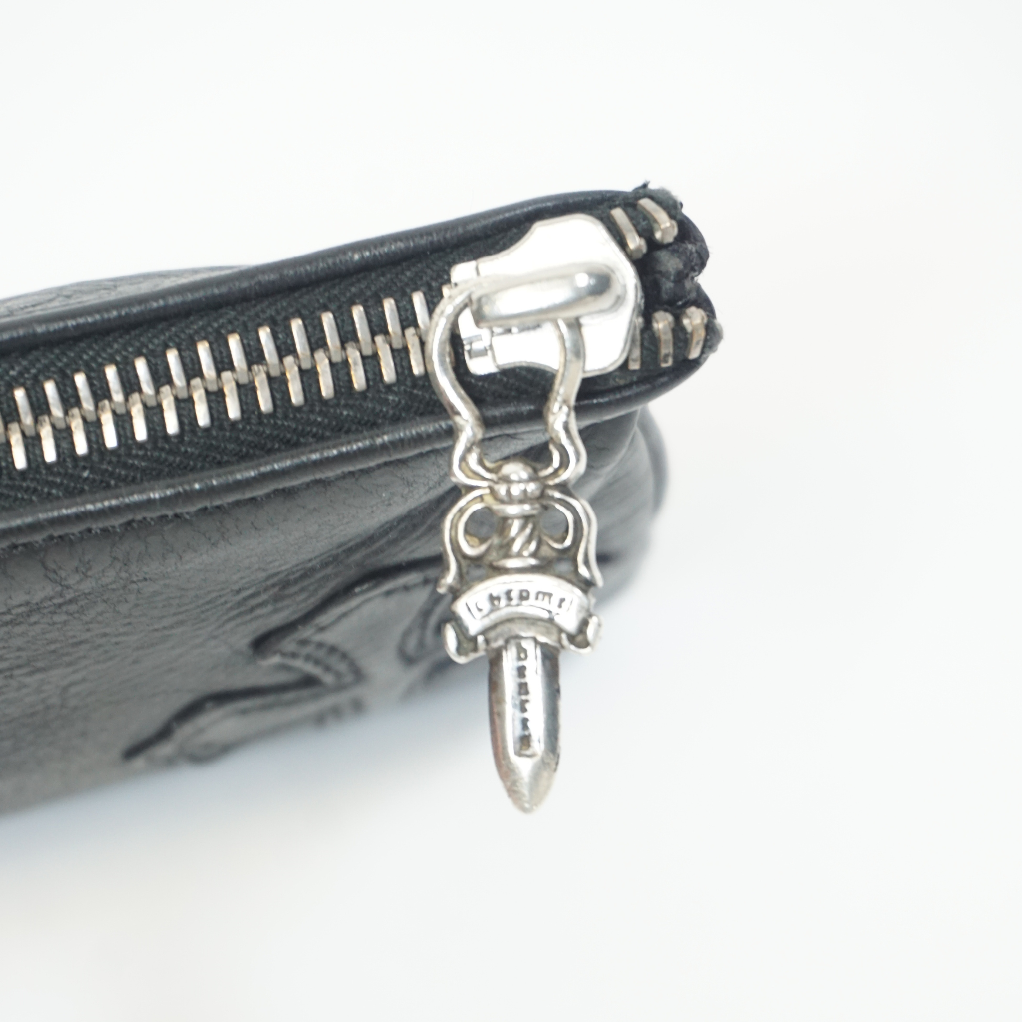 Cross Patch Zip Wallet