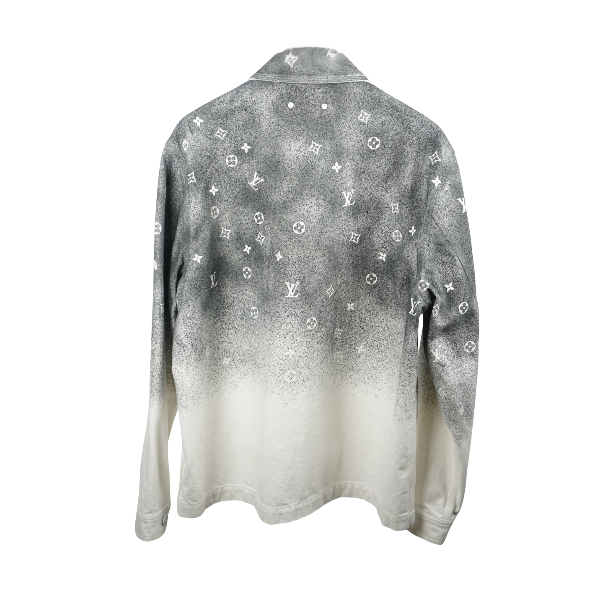 Gradient denim jacket