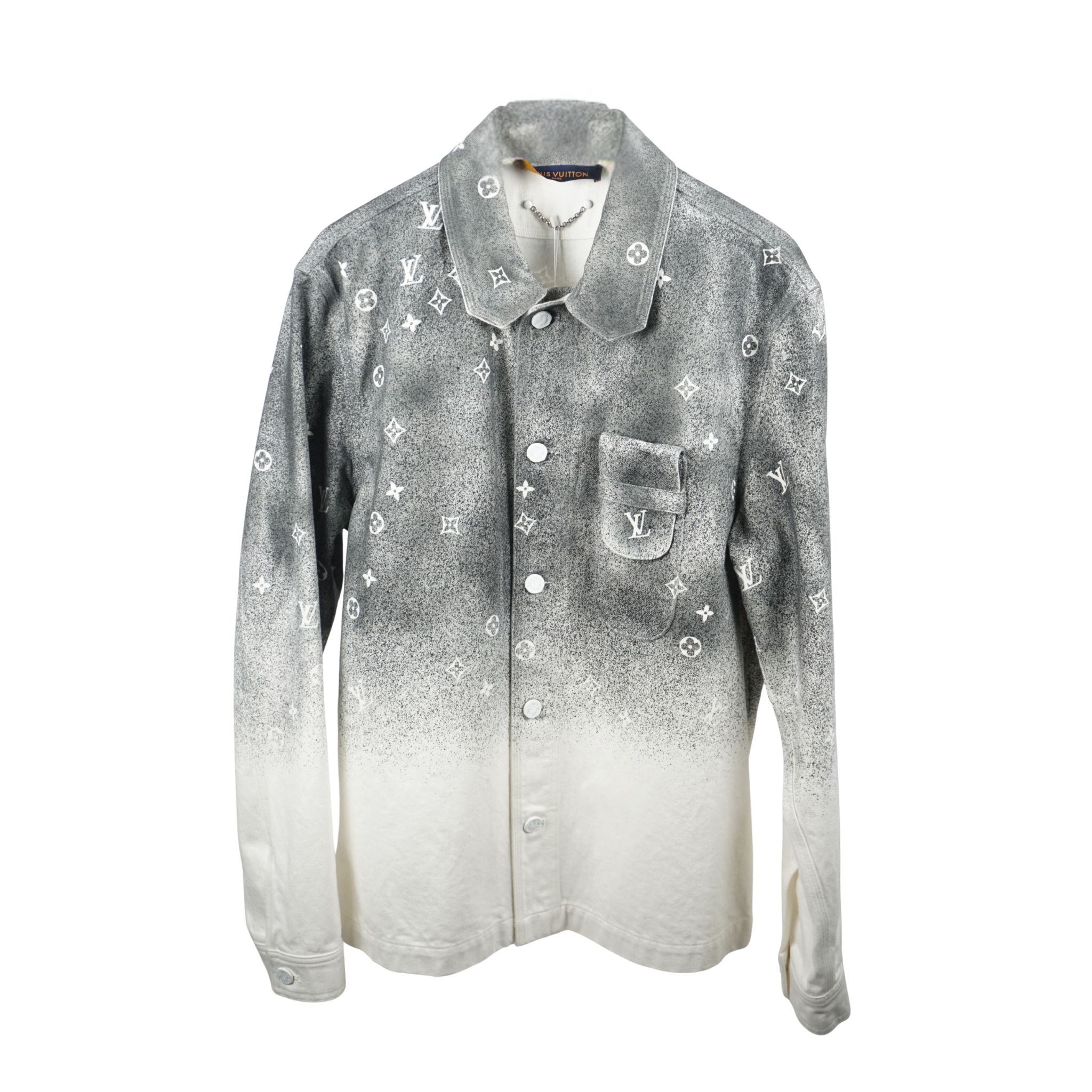 Gradient denim jacket