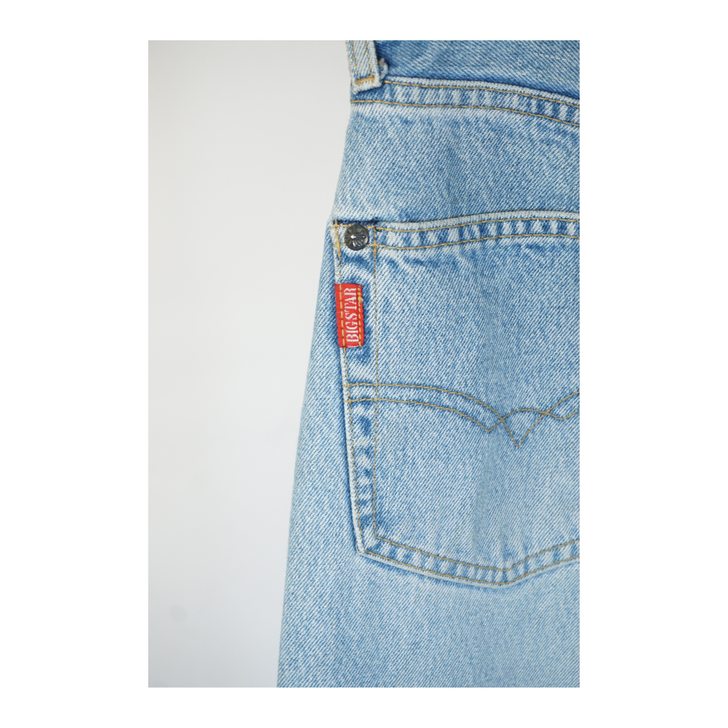 CEMETERY PATCH LIGHT BLUE BIG STAR DENIM