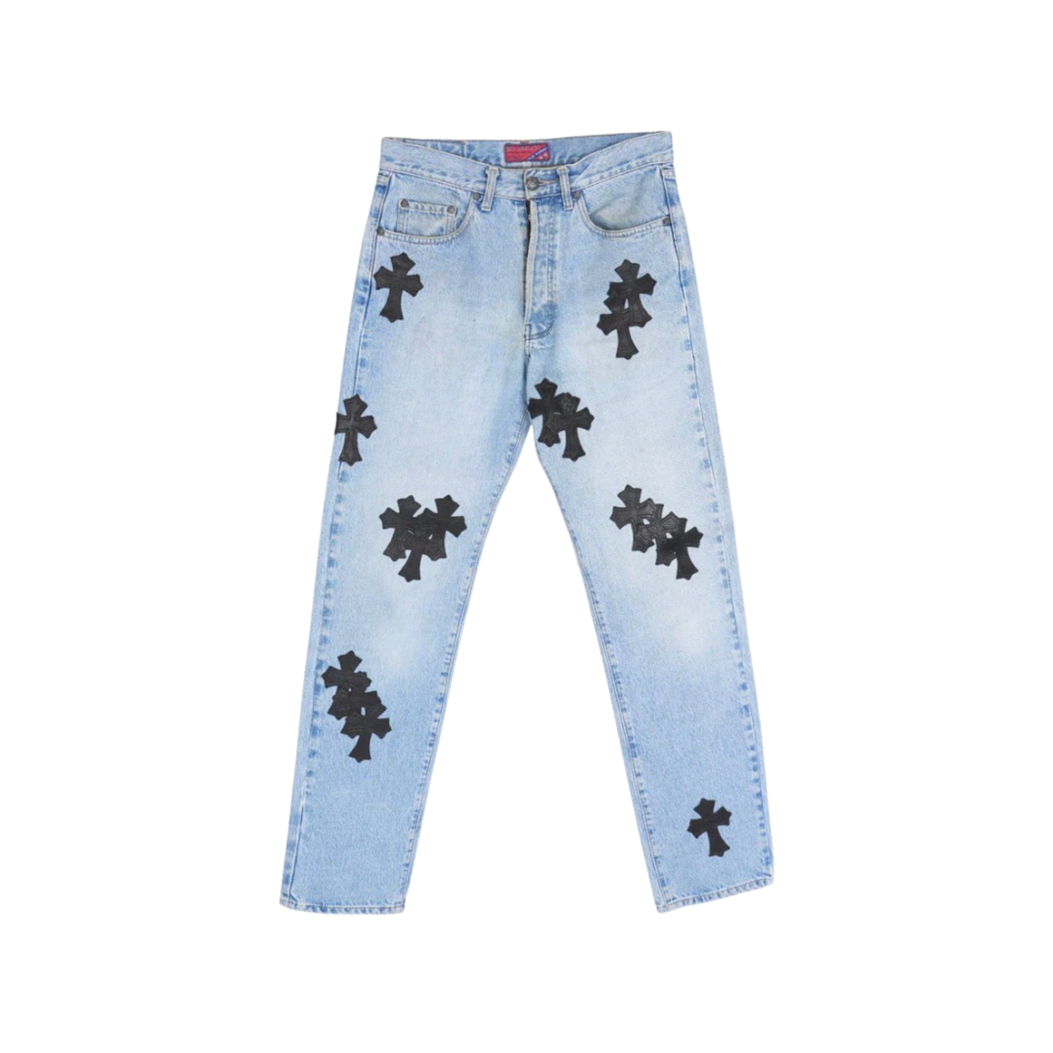 CEMETERY PATCH LIGHT BLUE BIG STAR DENIM