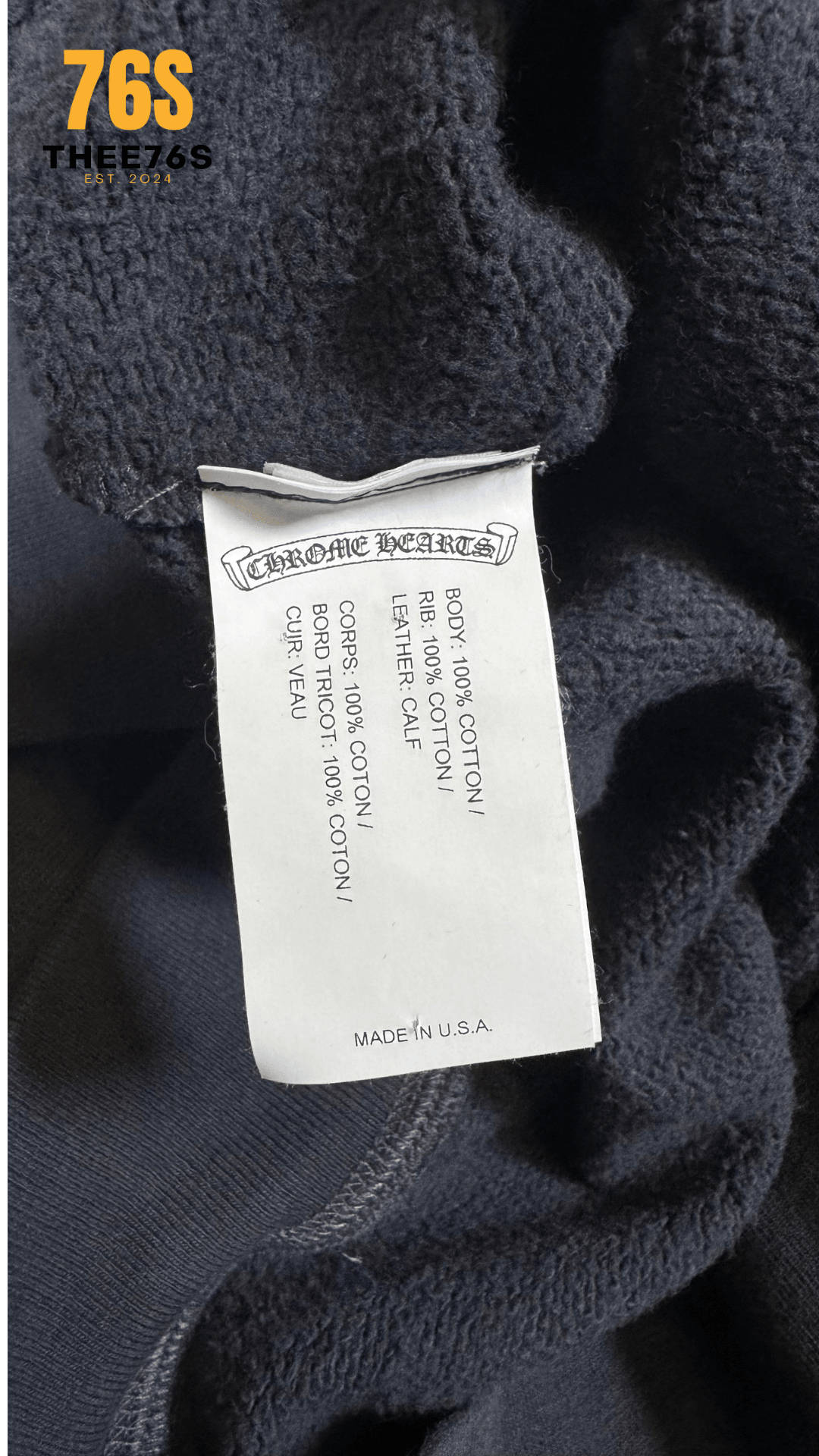 Triple Cross Patch Paper Jam Hoodie “Black & Red“