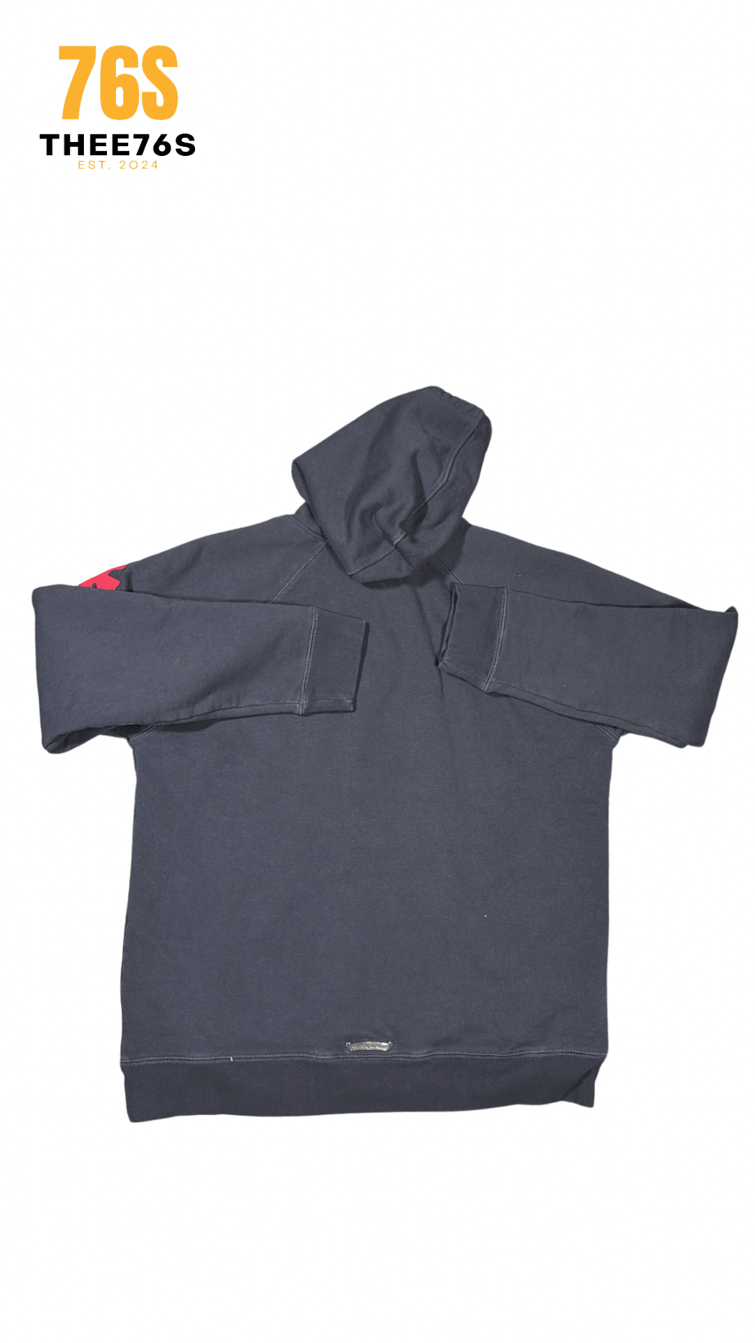 Triple Cross Patch Paper Jam Hoodie “Black & Red“
