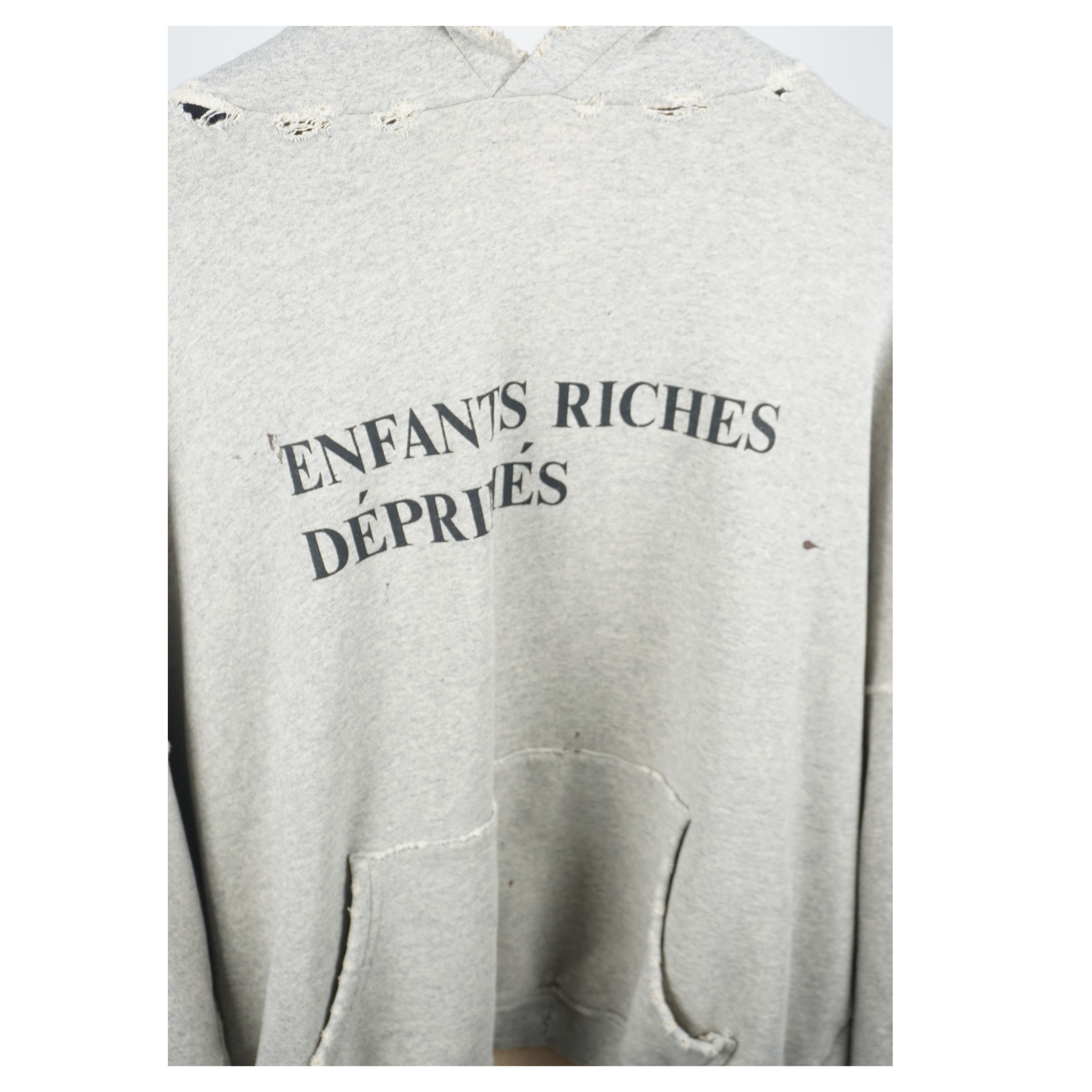 SS 22 Vandalism Logo Hoodie "Grey"