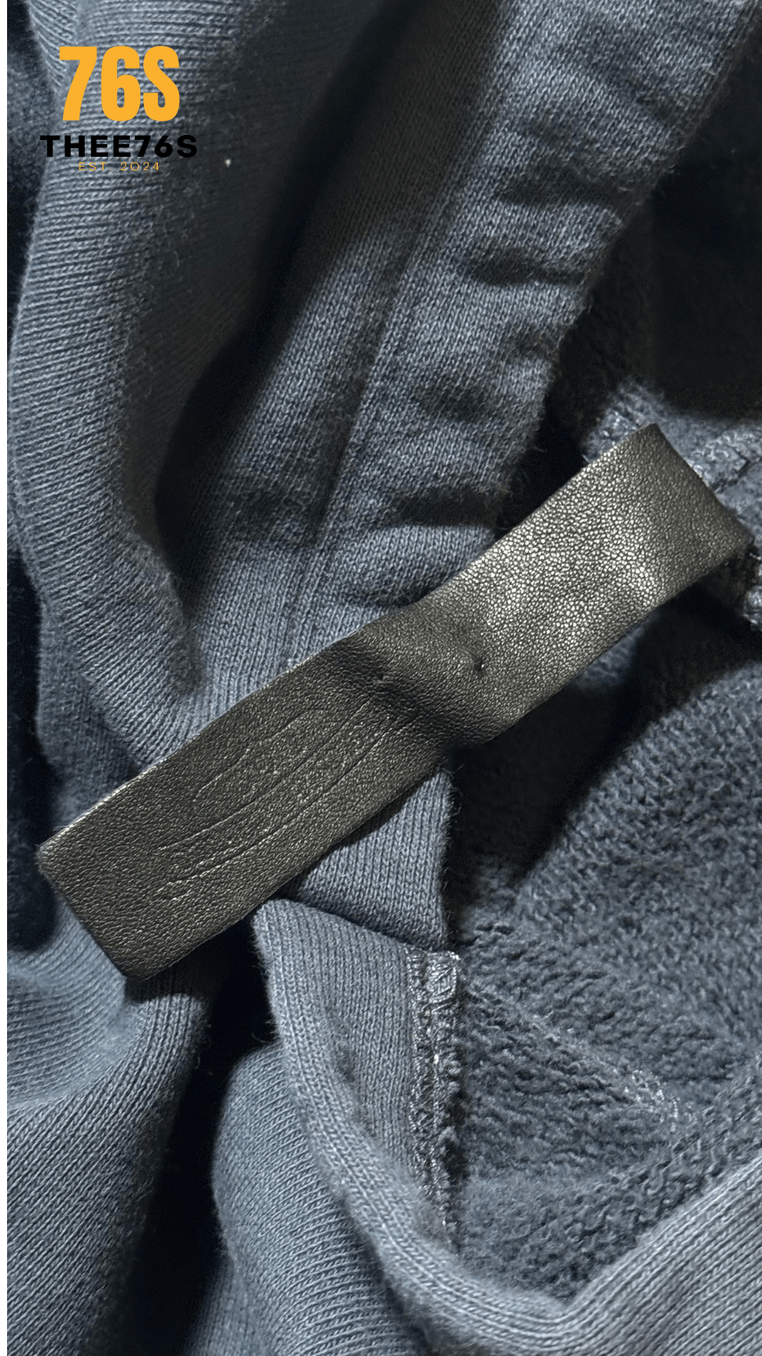 Triple Cross Patch Paper Jam Hoodie “Black & Red“