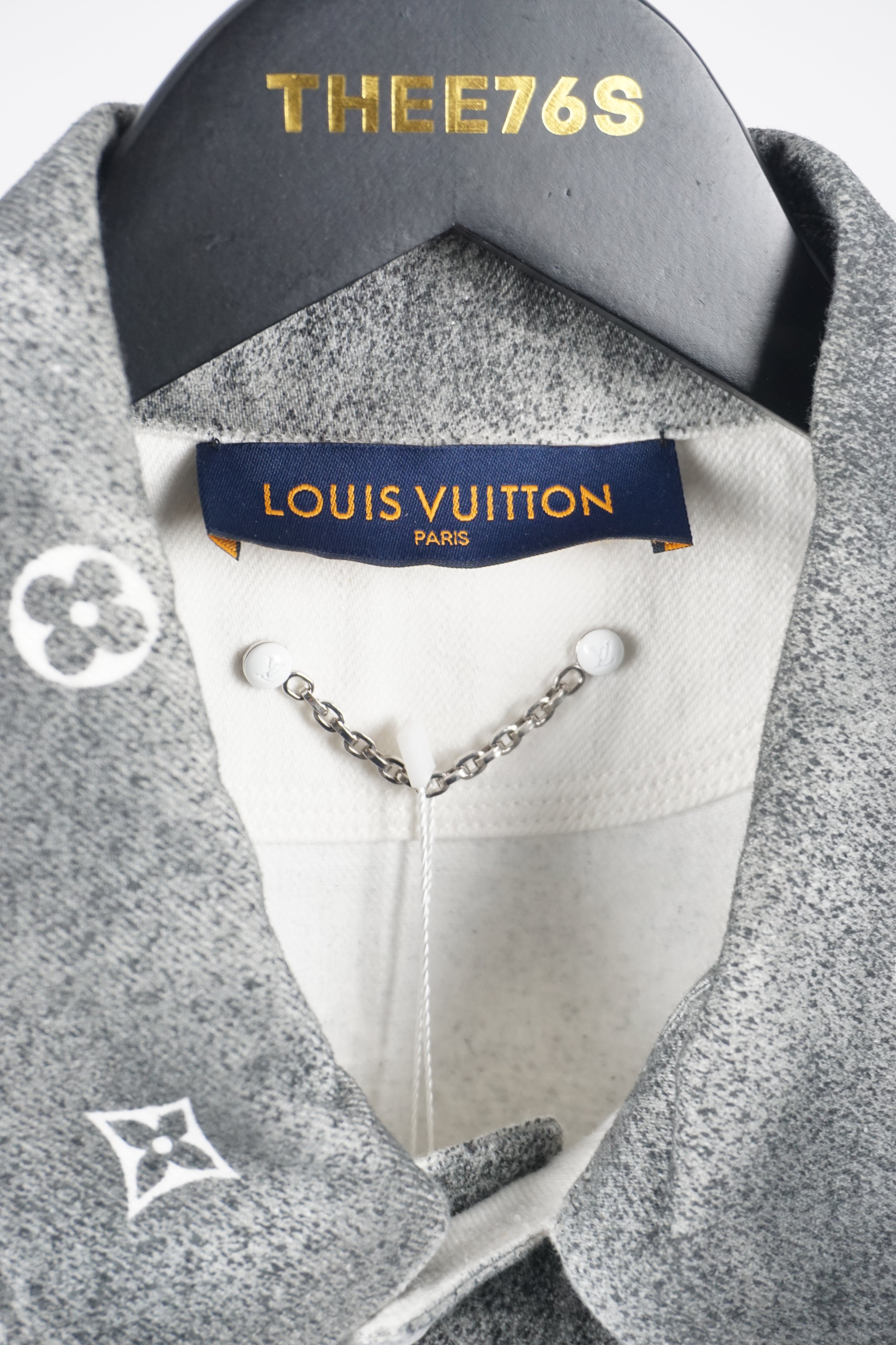 Gradient denim jacket