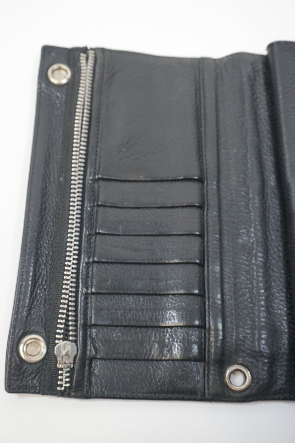Long Leather bifold wallet
