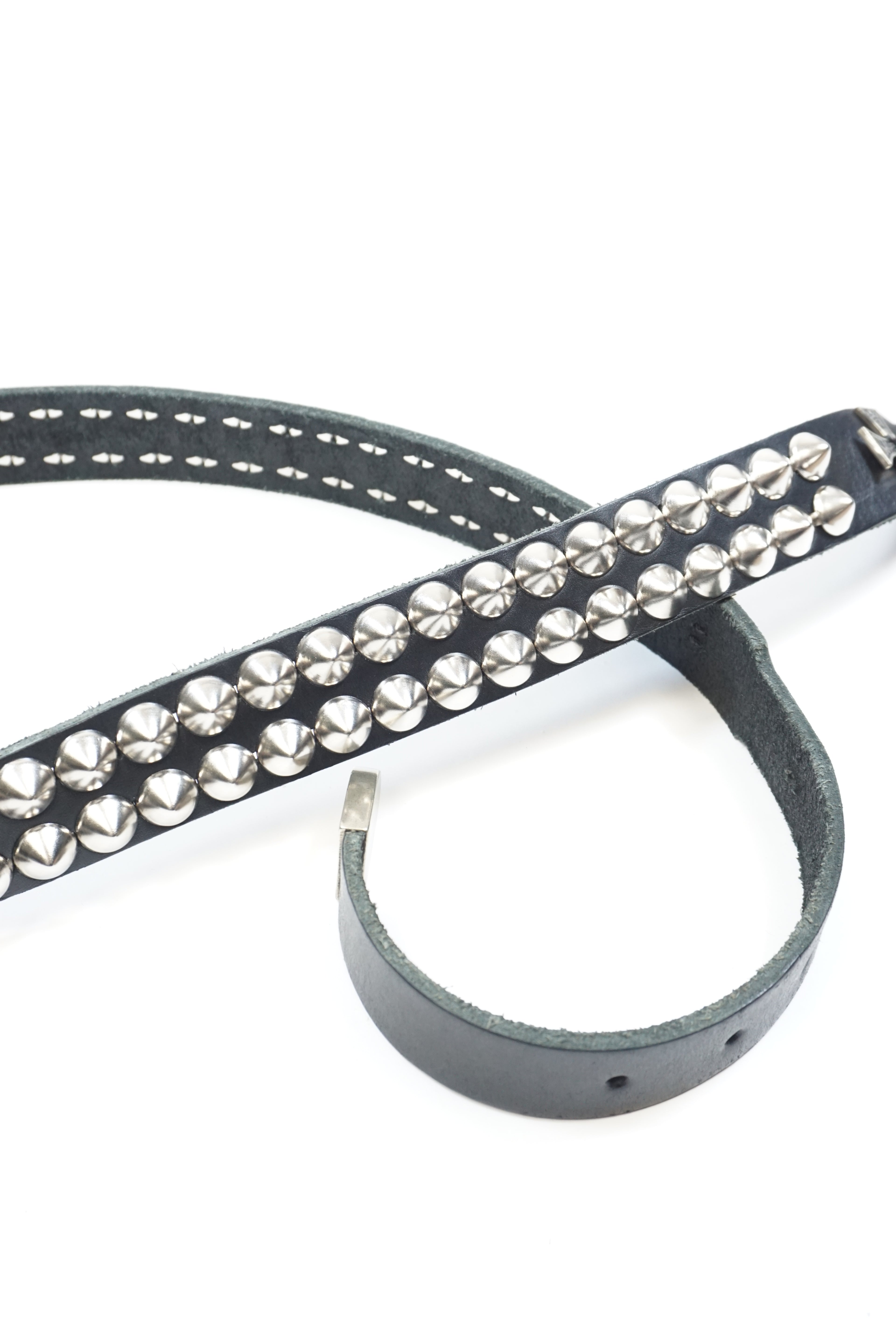 Leather Studded Cross Belt