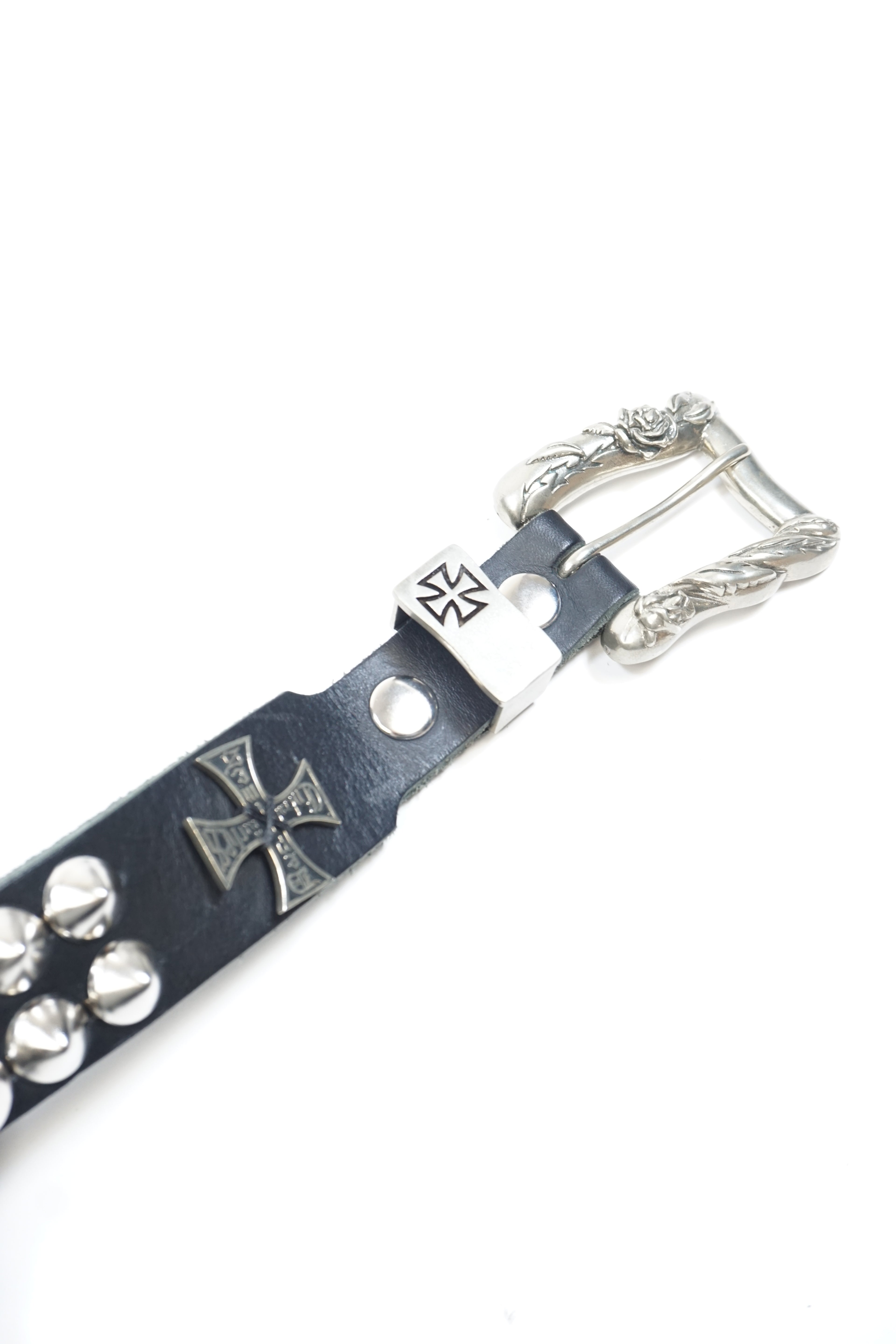 Leather Studded Cross Belt