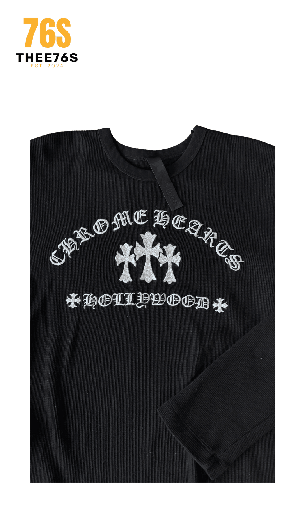 Waffe Triple Cross Long Sleeve "Black"
