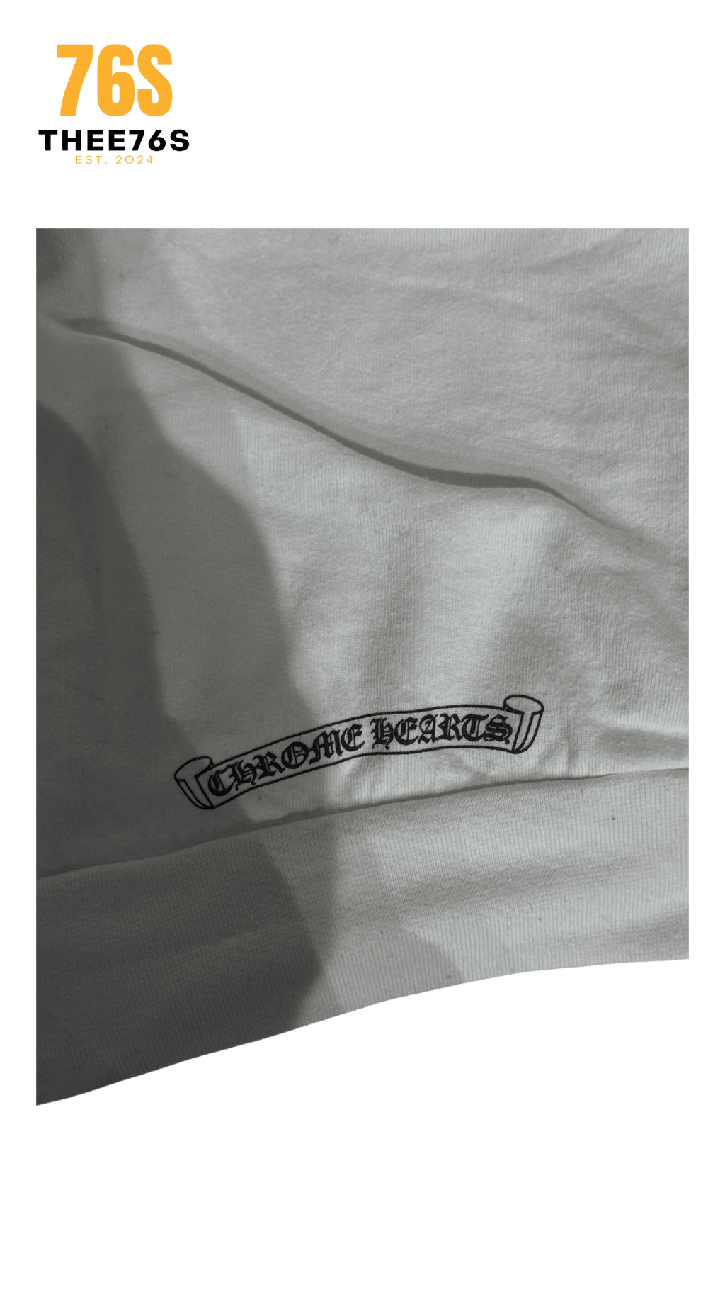 Yellow cross hoodie "White"