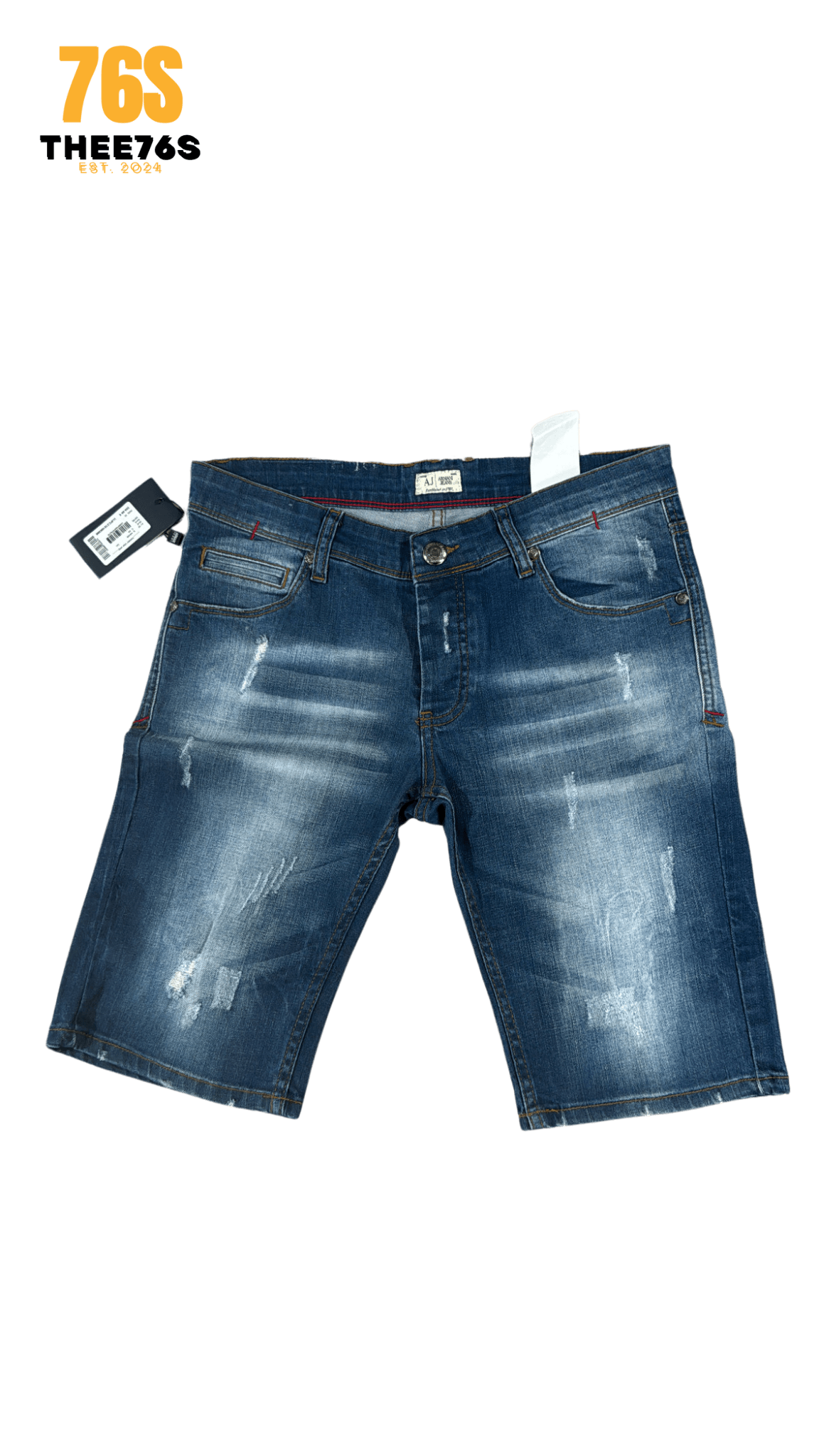 Ripped Jeans in "Dark Blue" - Thee76s