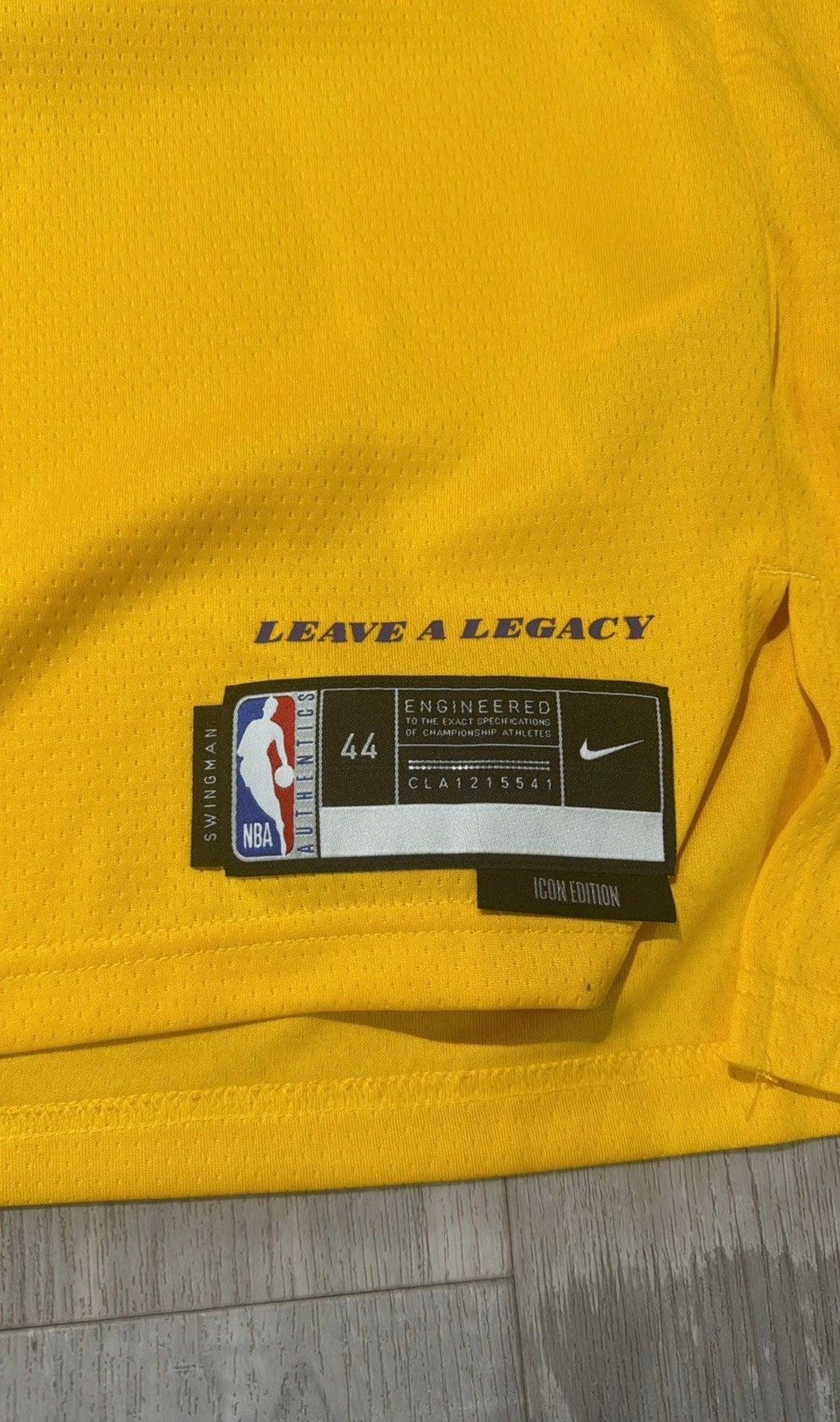 Lakers Lebron James Jersey "Yellow" - Thee76s