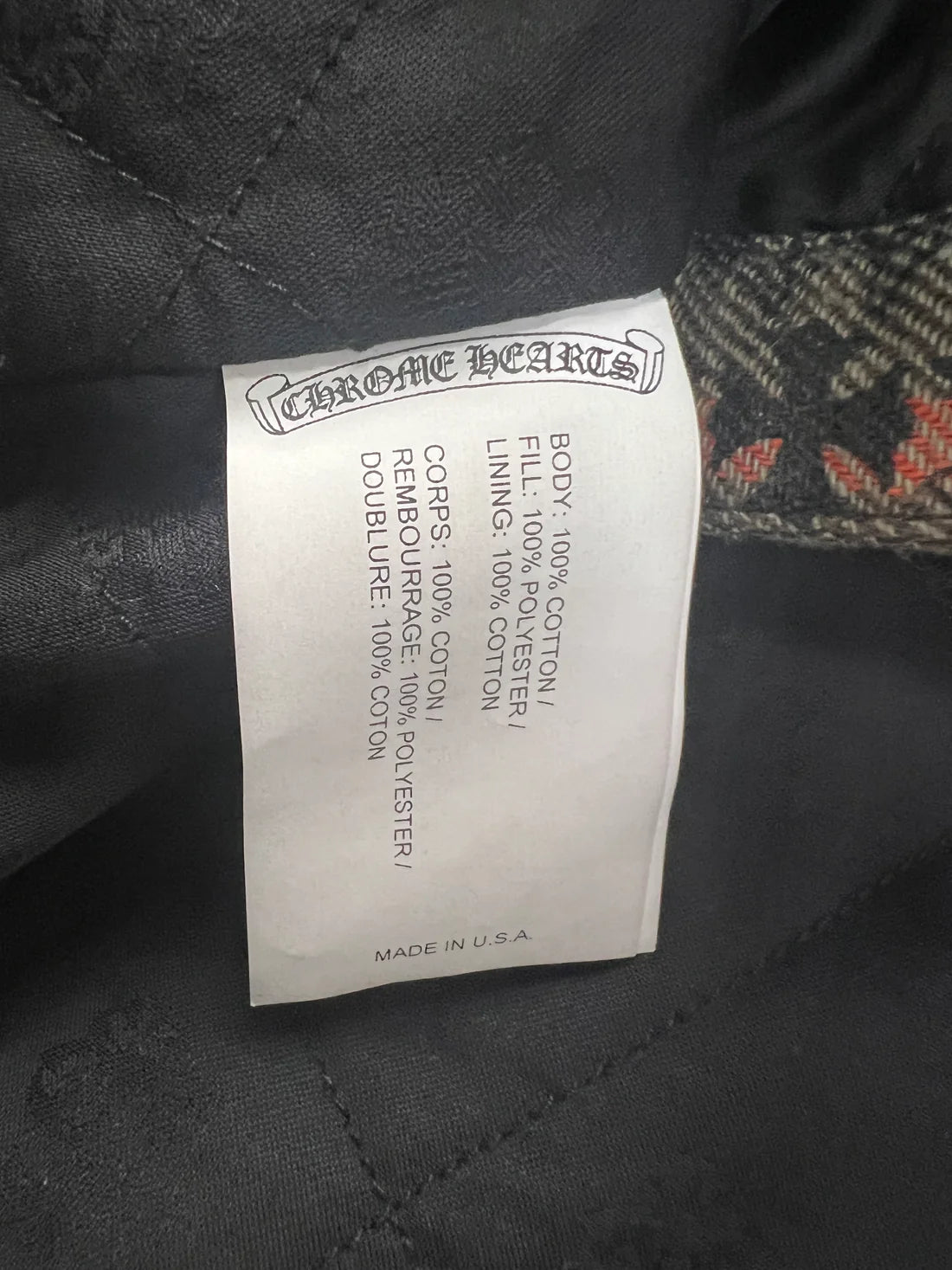 Chrome Hearts padded button up shirt