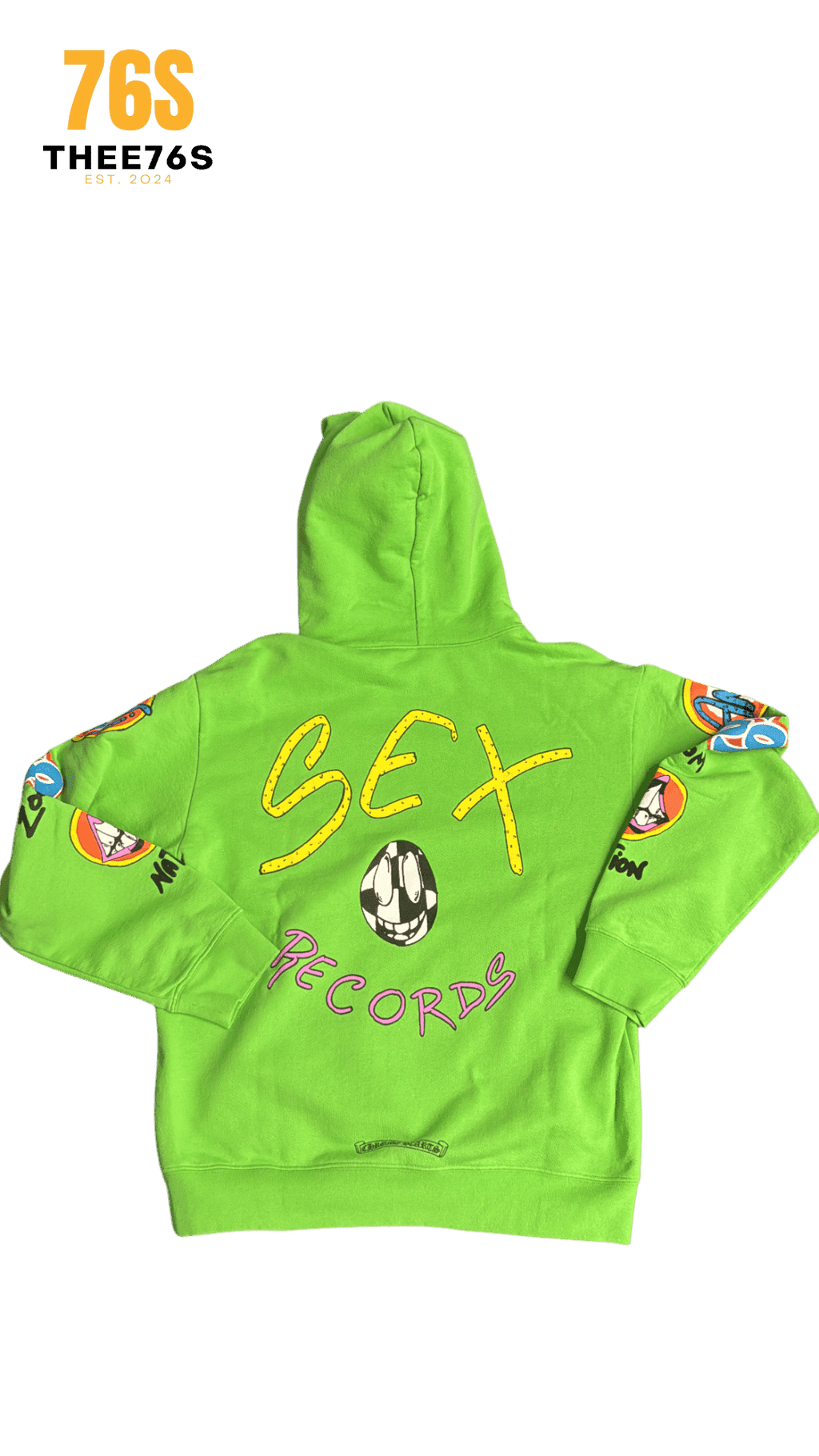 Sex Records Hoodie "Green" - Thee76s