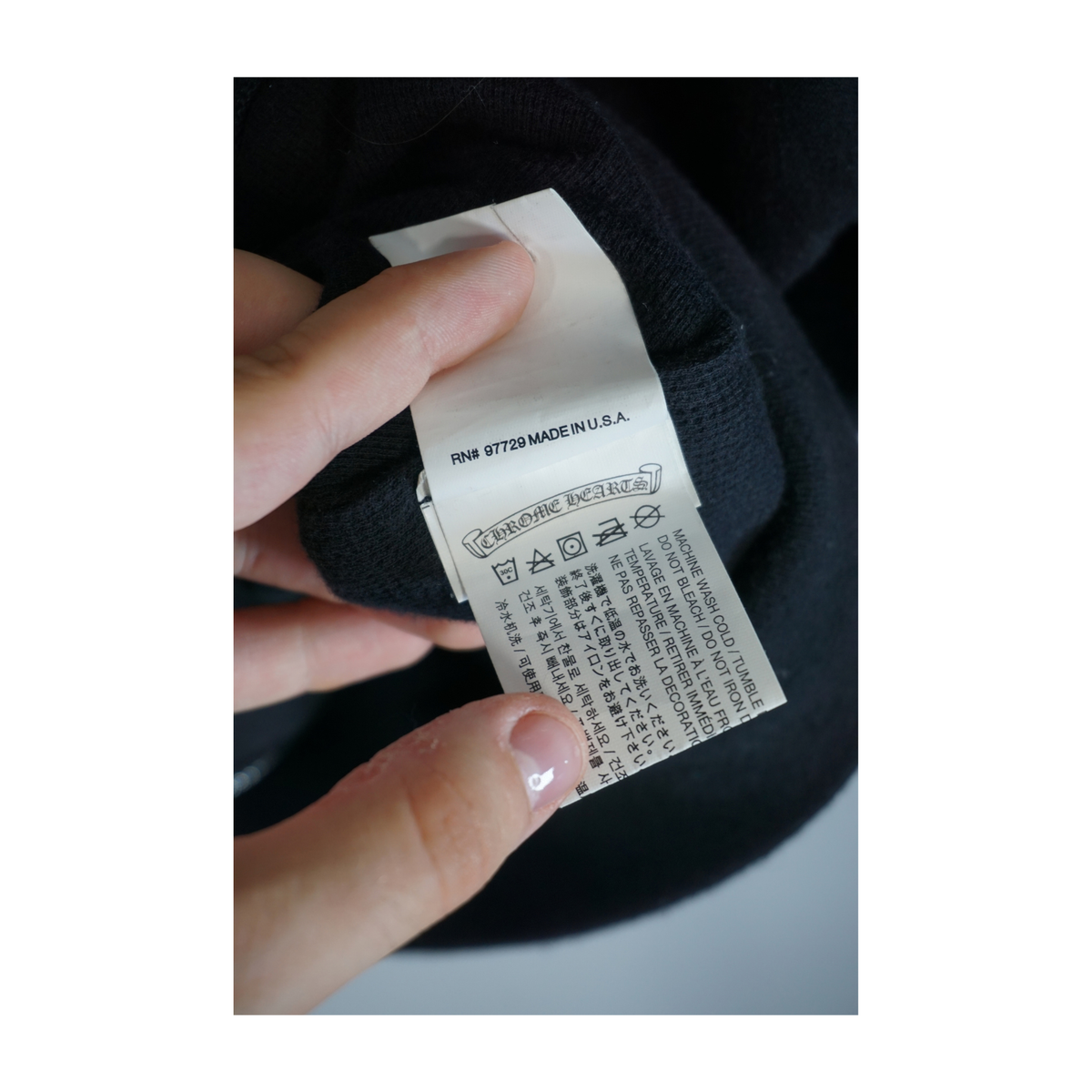 Chrome Hearts Dagger Thermal Zip Up