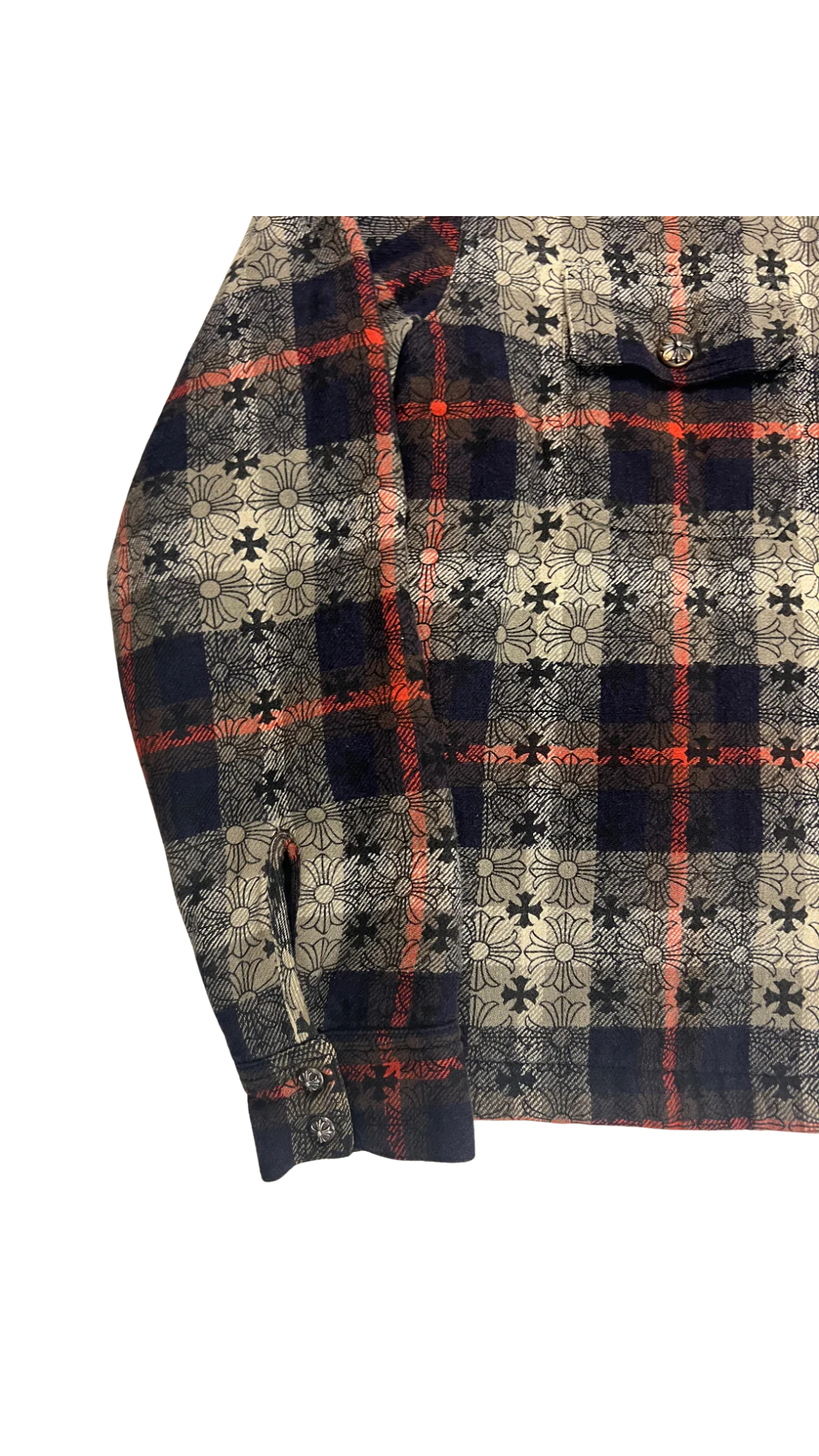 Chrome Hearts padded button up shirt