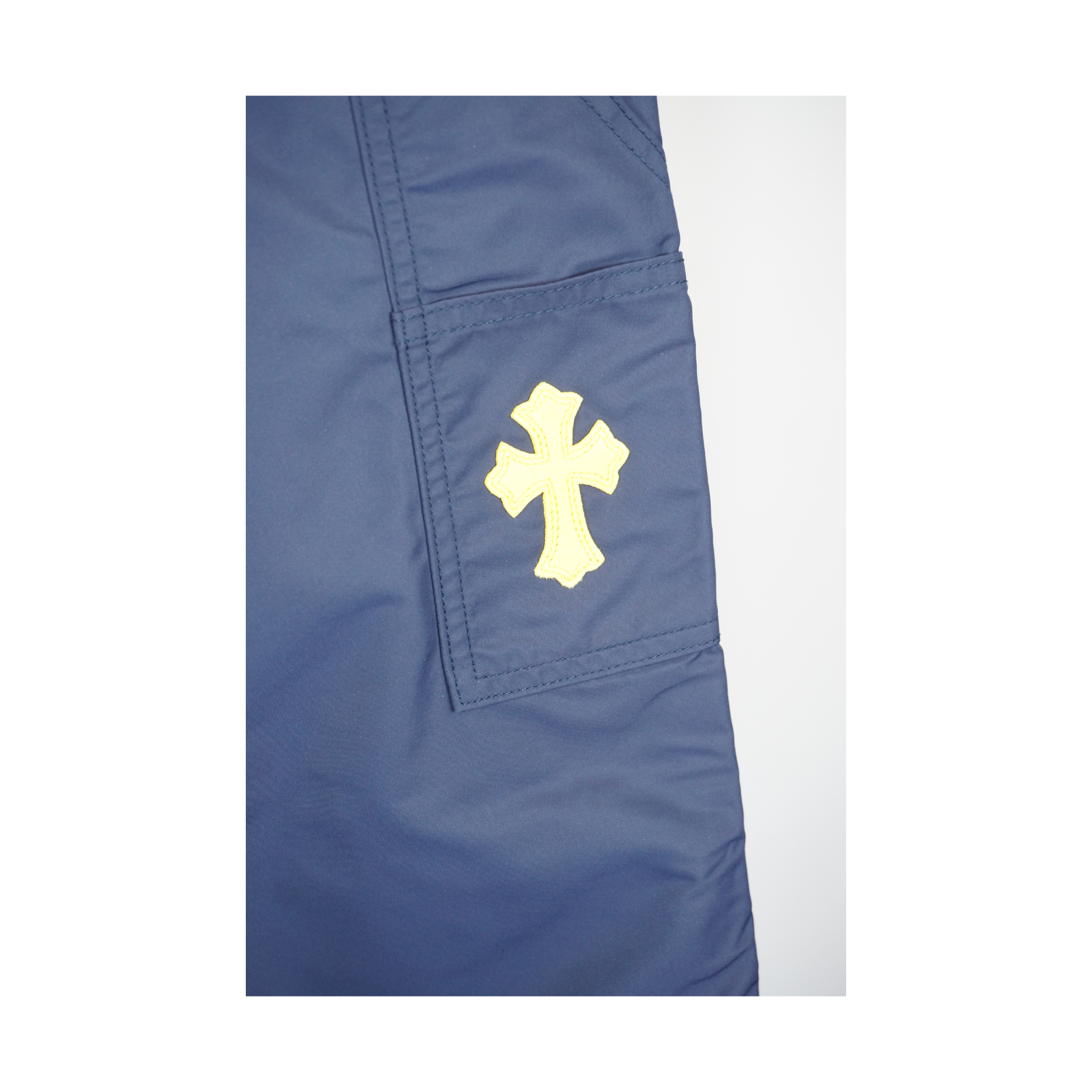 Nylon Leather Double Knee Pants