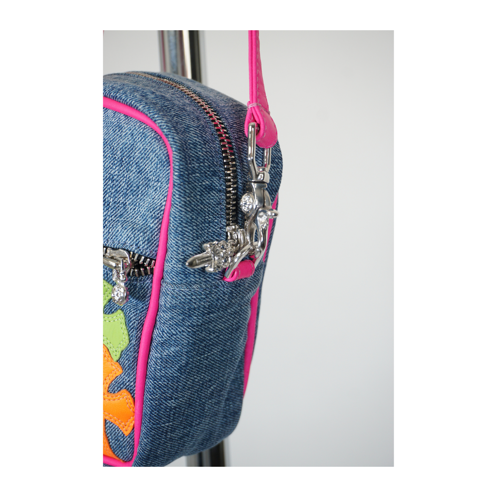 Multicolor Denim Taka bag