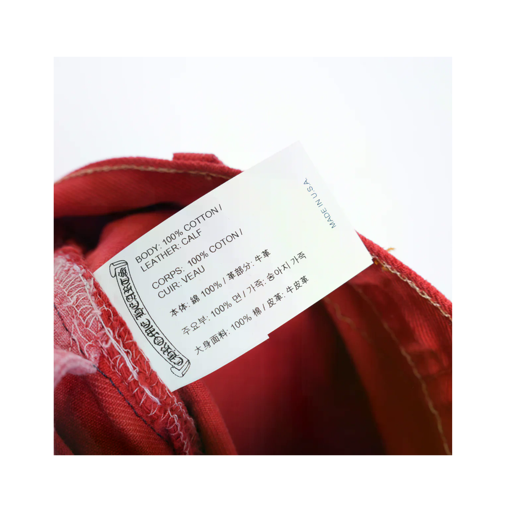 Red Paris Large Patch Jeans