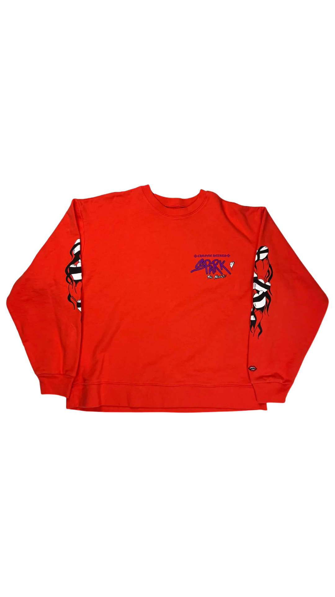 Chrome Hearts x Mattboy Sadistic Lipstick crewneck sweater