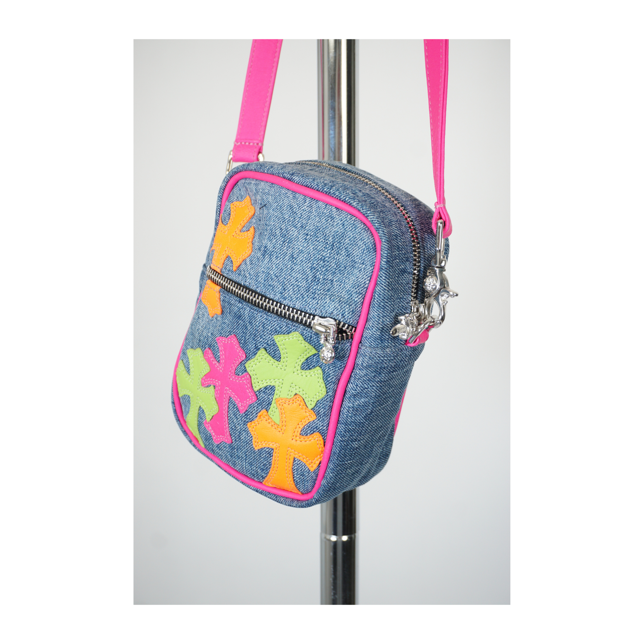 Multicolor Denim Taka bag