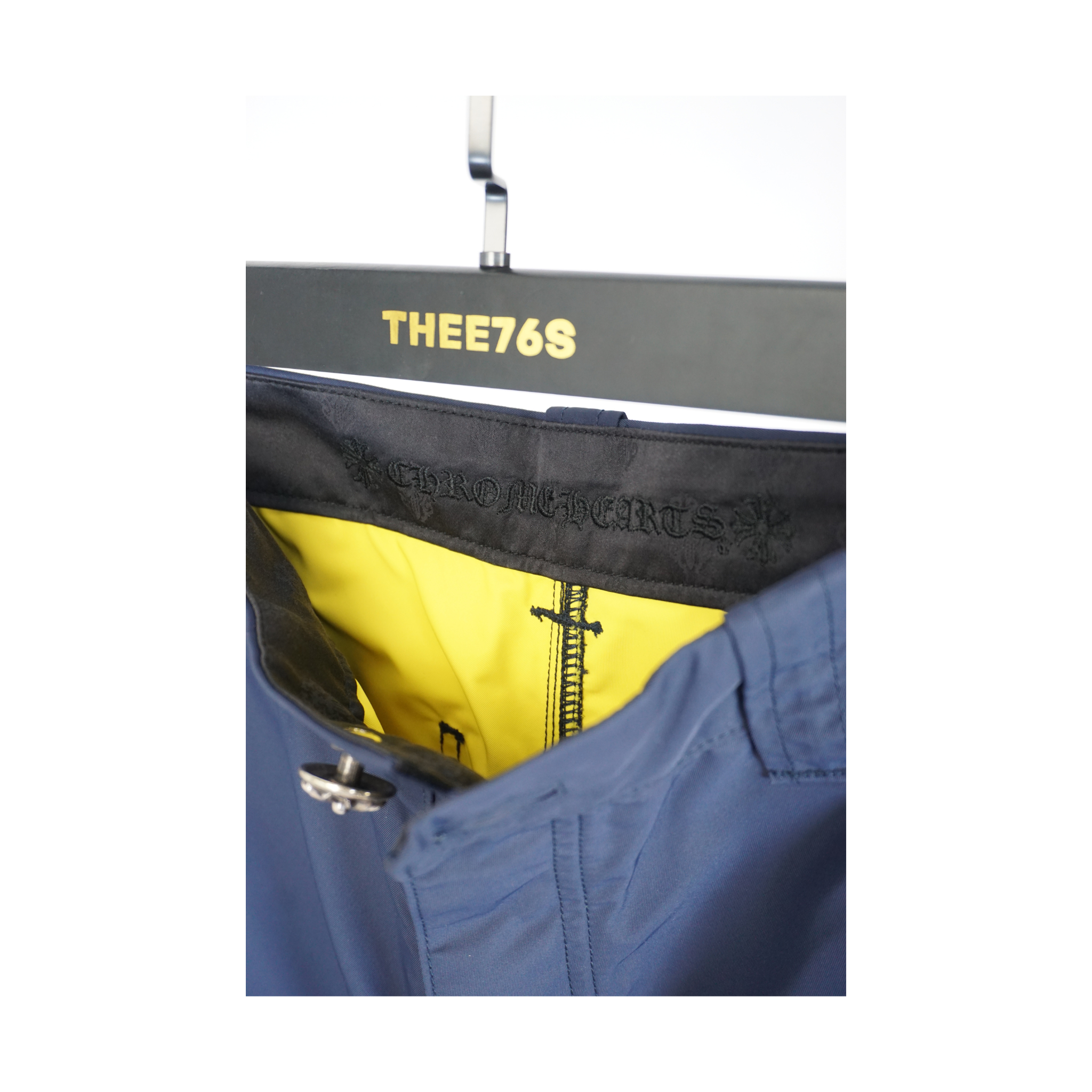 Nylon Leather Double Knee Pants