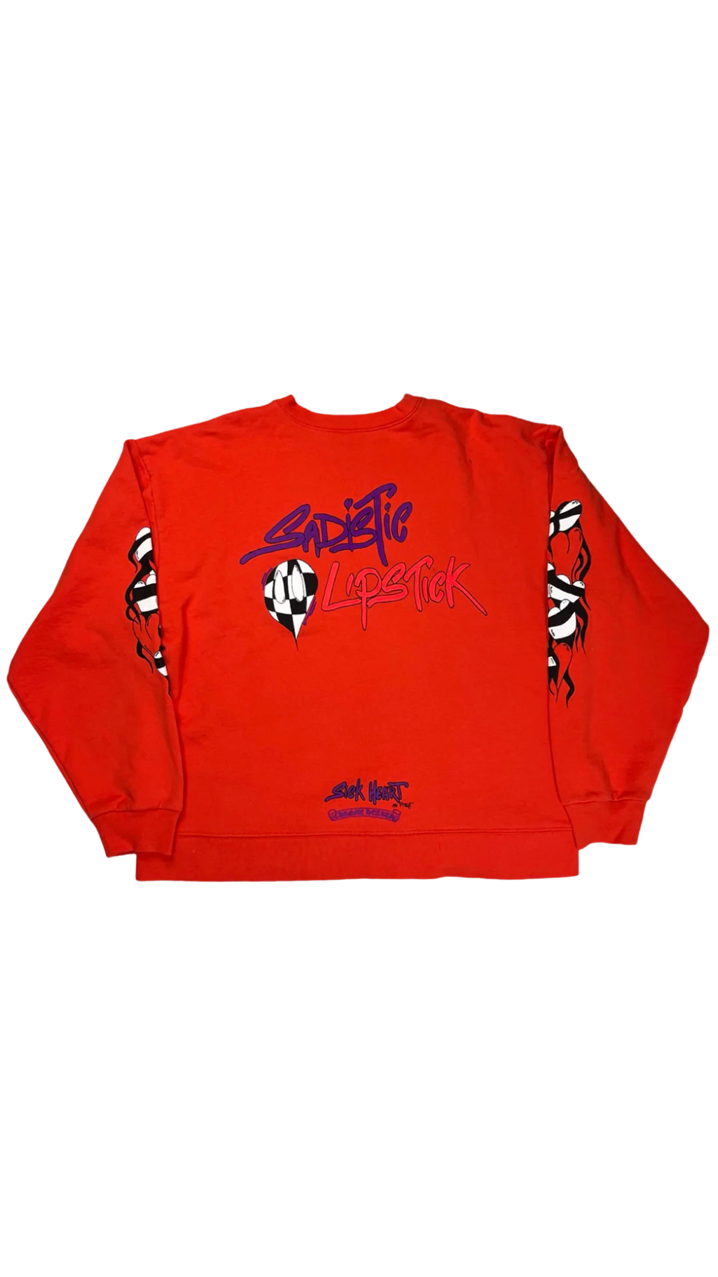 Chrome Hearts x Mattboy Sadistic Lipstick crewneck sweater
