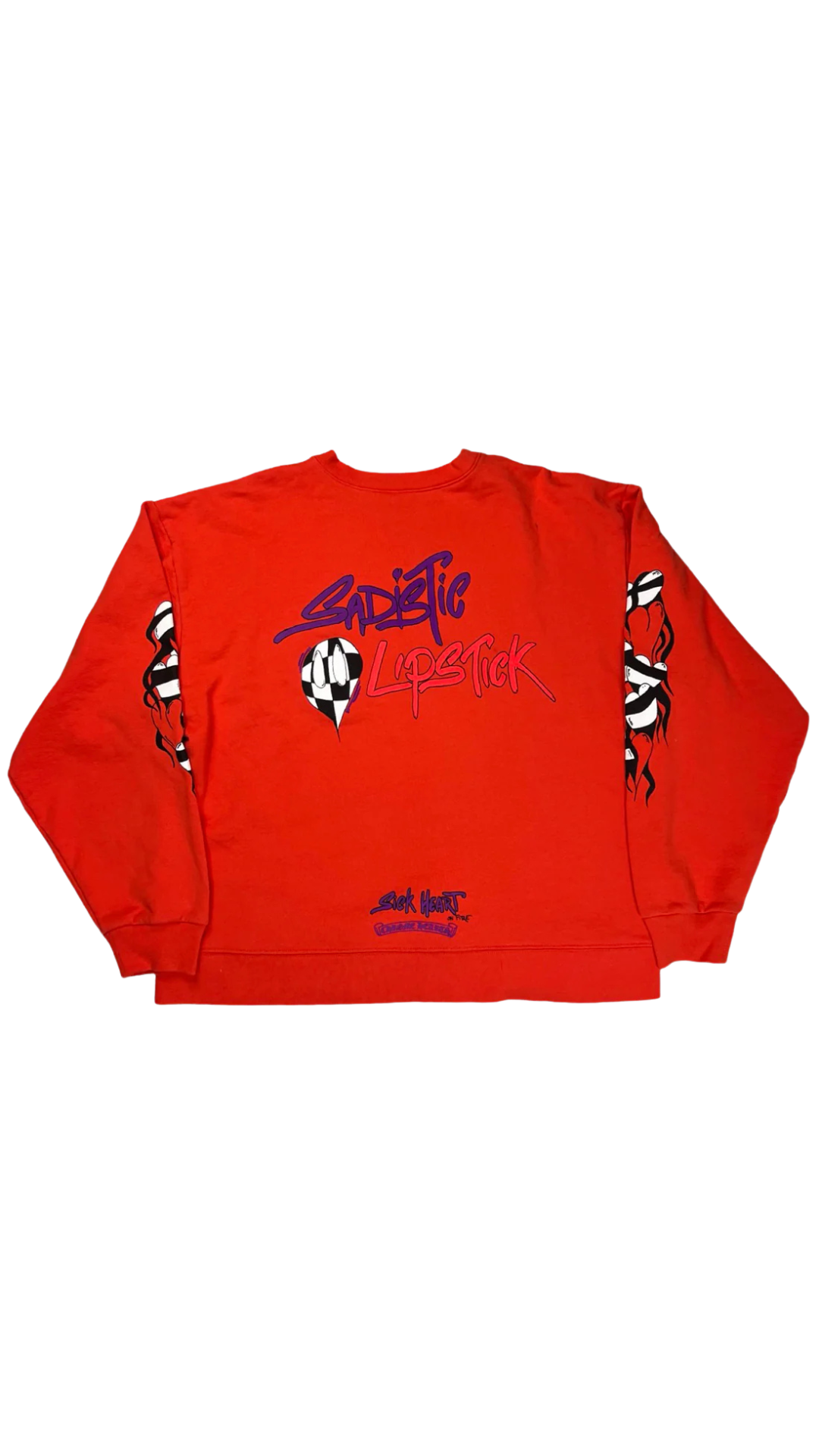 Chrome Hearts x Mattboy Sadistic Lipstick crewneck sweater